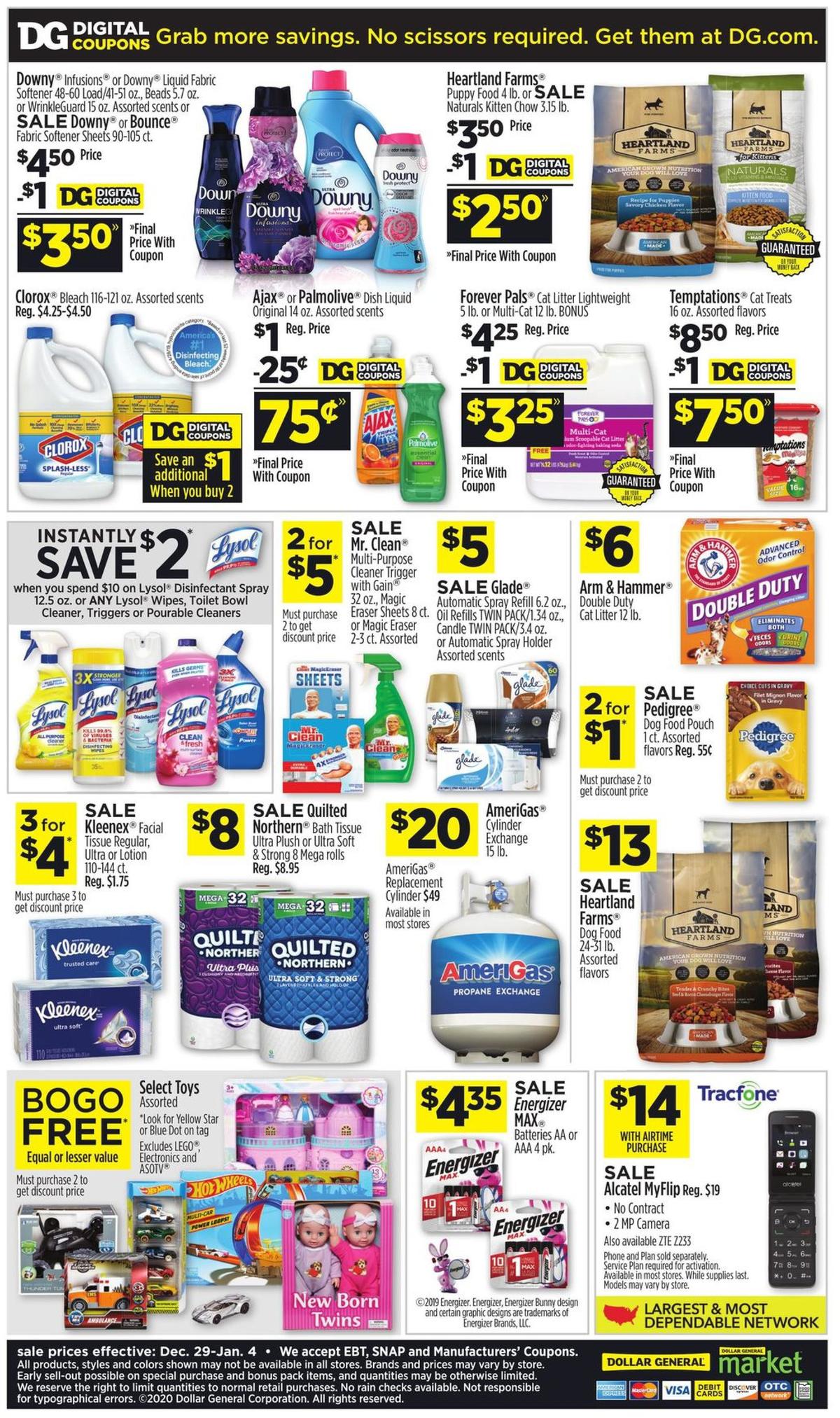 Dollar General Weekly Ad from December 29