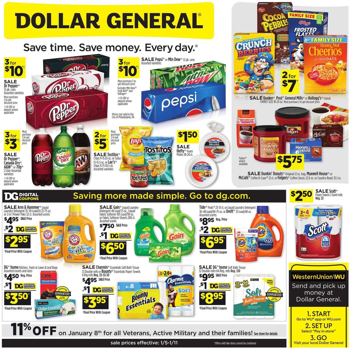 Dollar General Weekly Ad from January 5