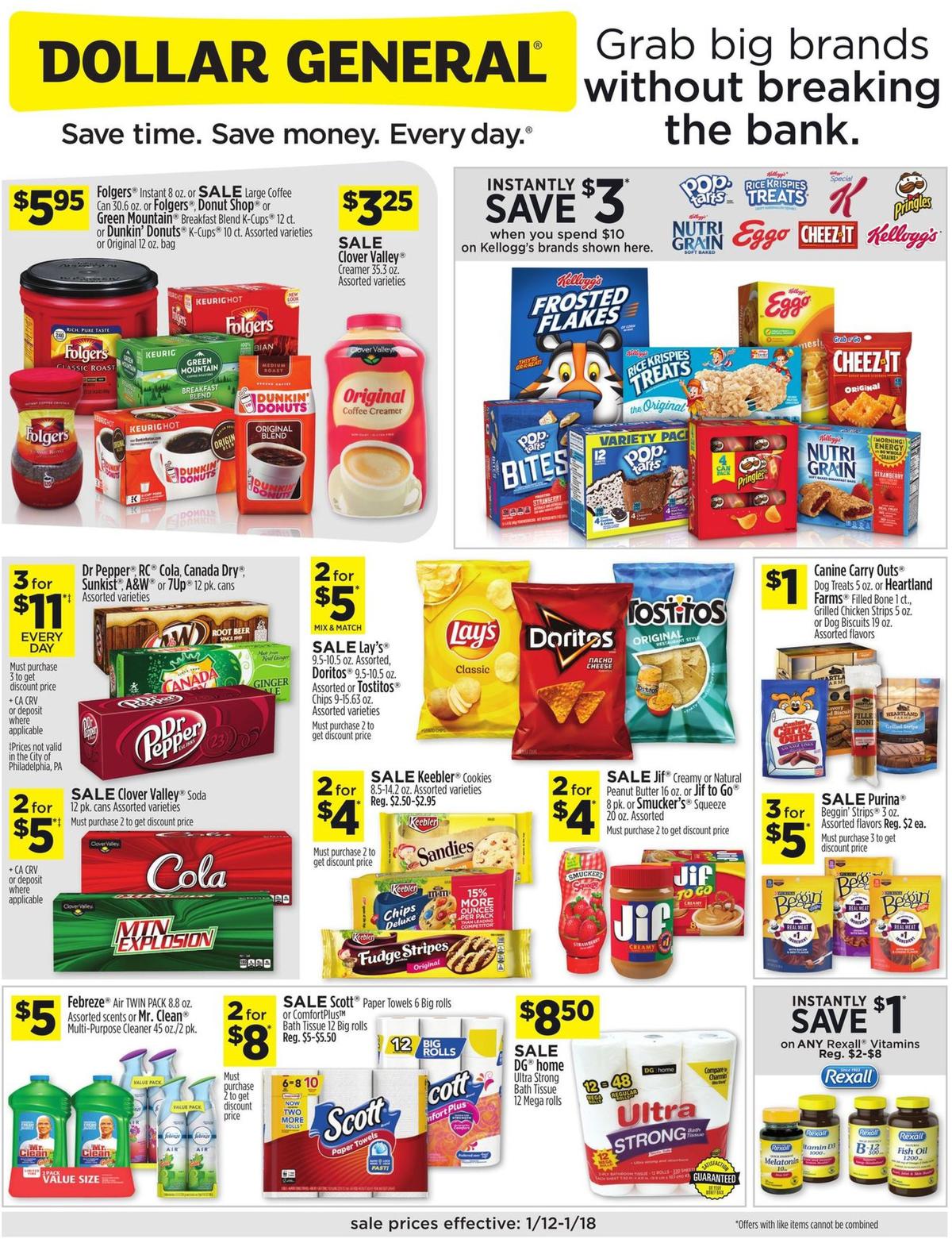 Dollar General Weekly Ad from January 12