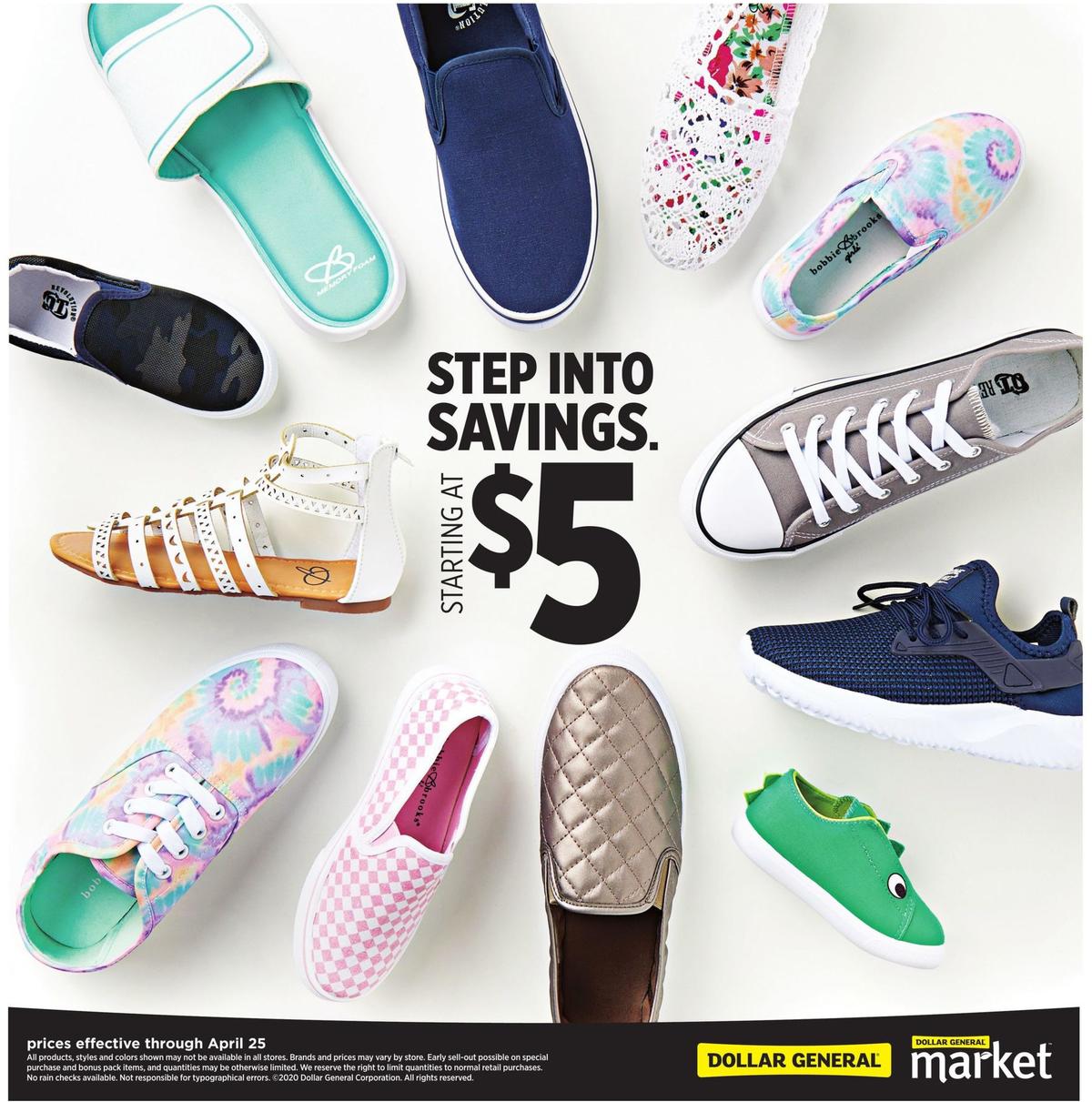 Dollar General Spring Fashion for the Whole Family Weekly Ad from January 15