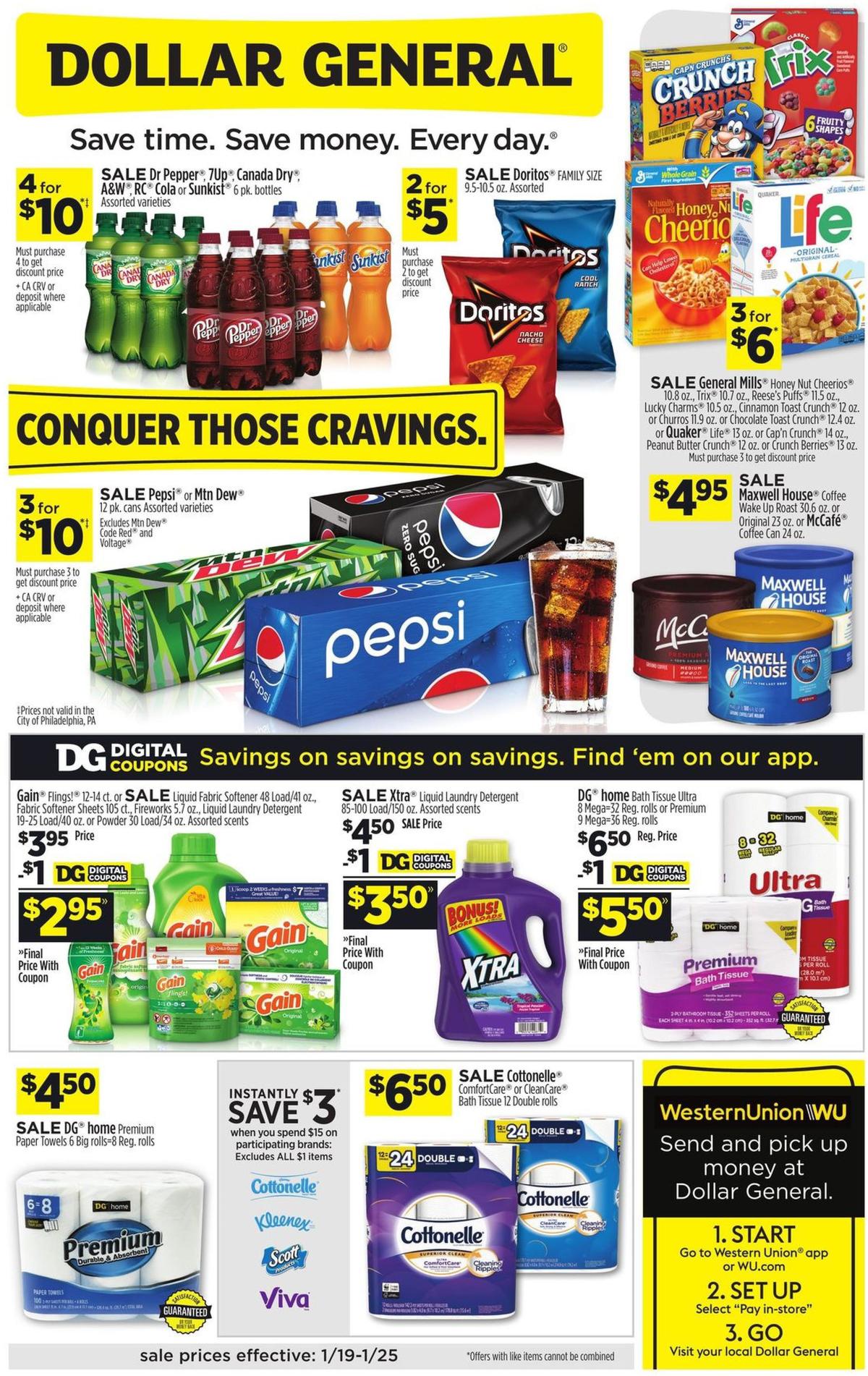 Dollar General Weekly Ad from January 19