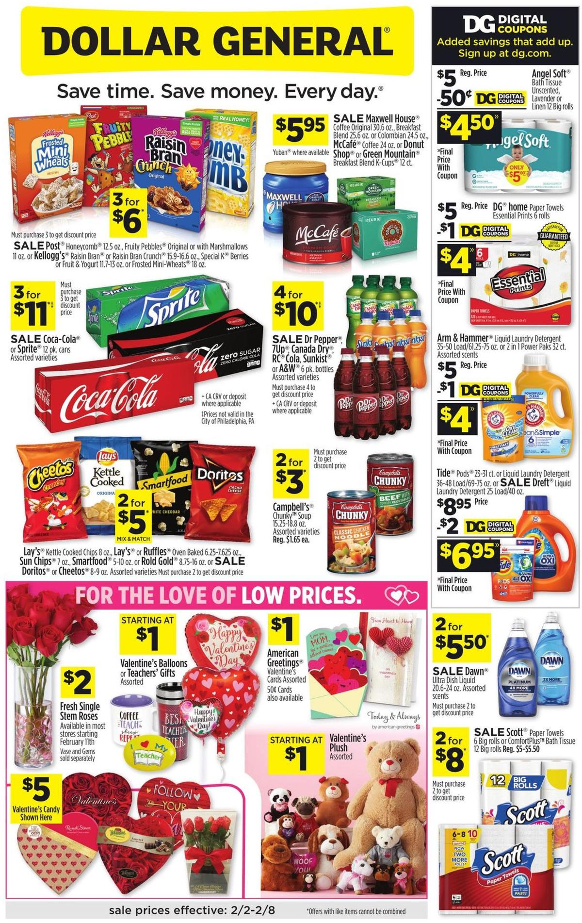 Dollar General Weekly Ad from February 2