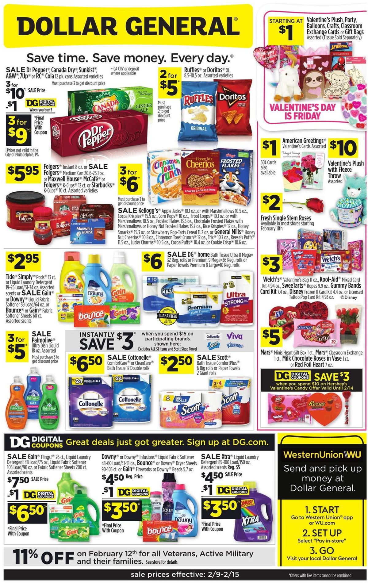 Dollar General Weekly Ad from February 9