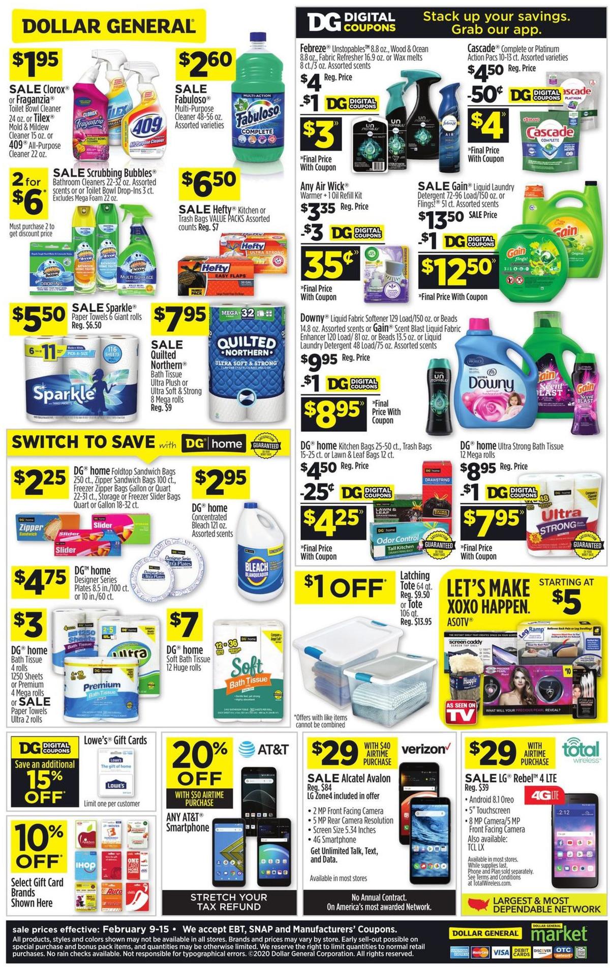 Dollar General Weekly Ad from February 9