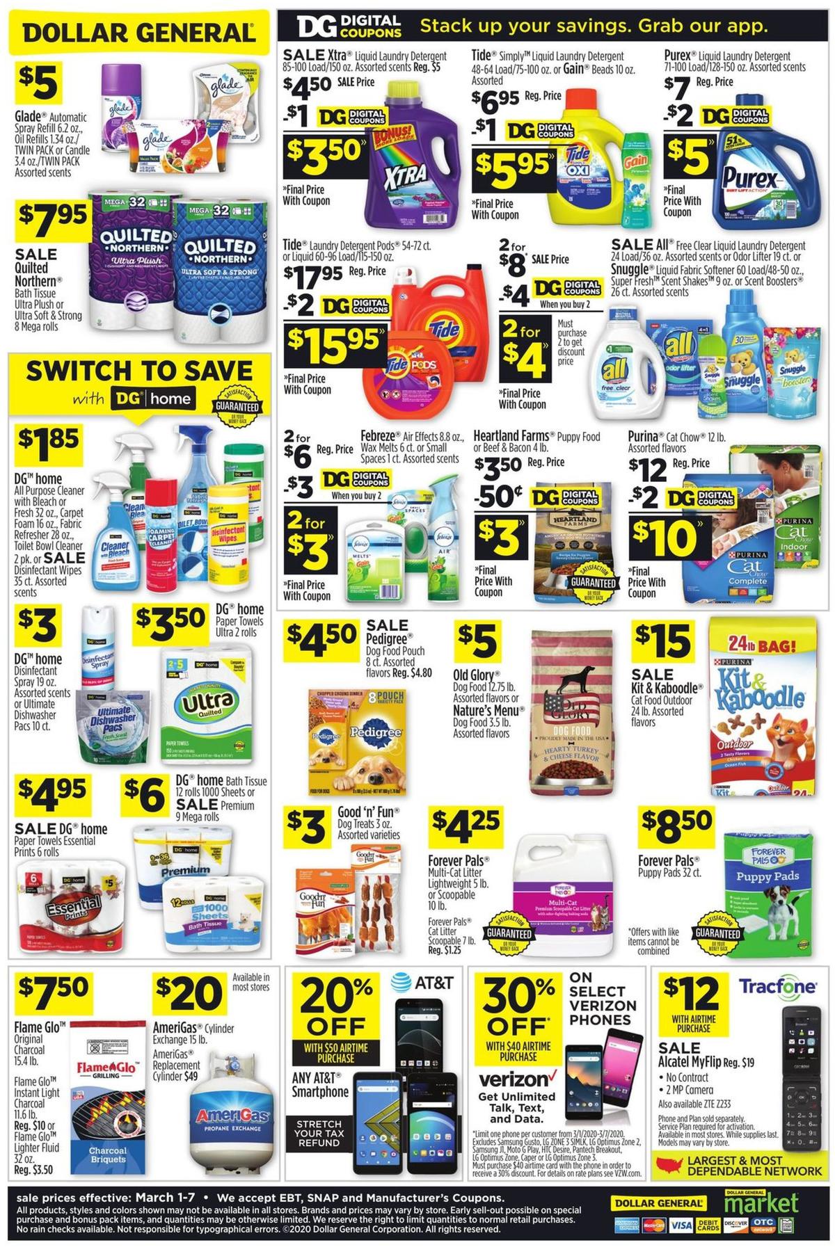 Dollar General Weekly Ad from March 1