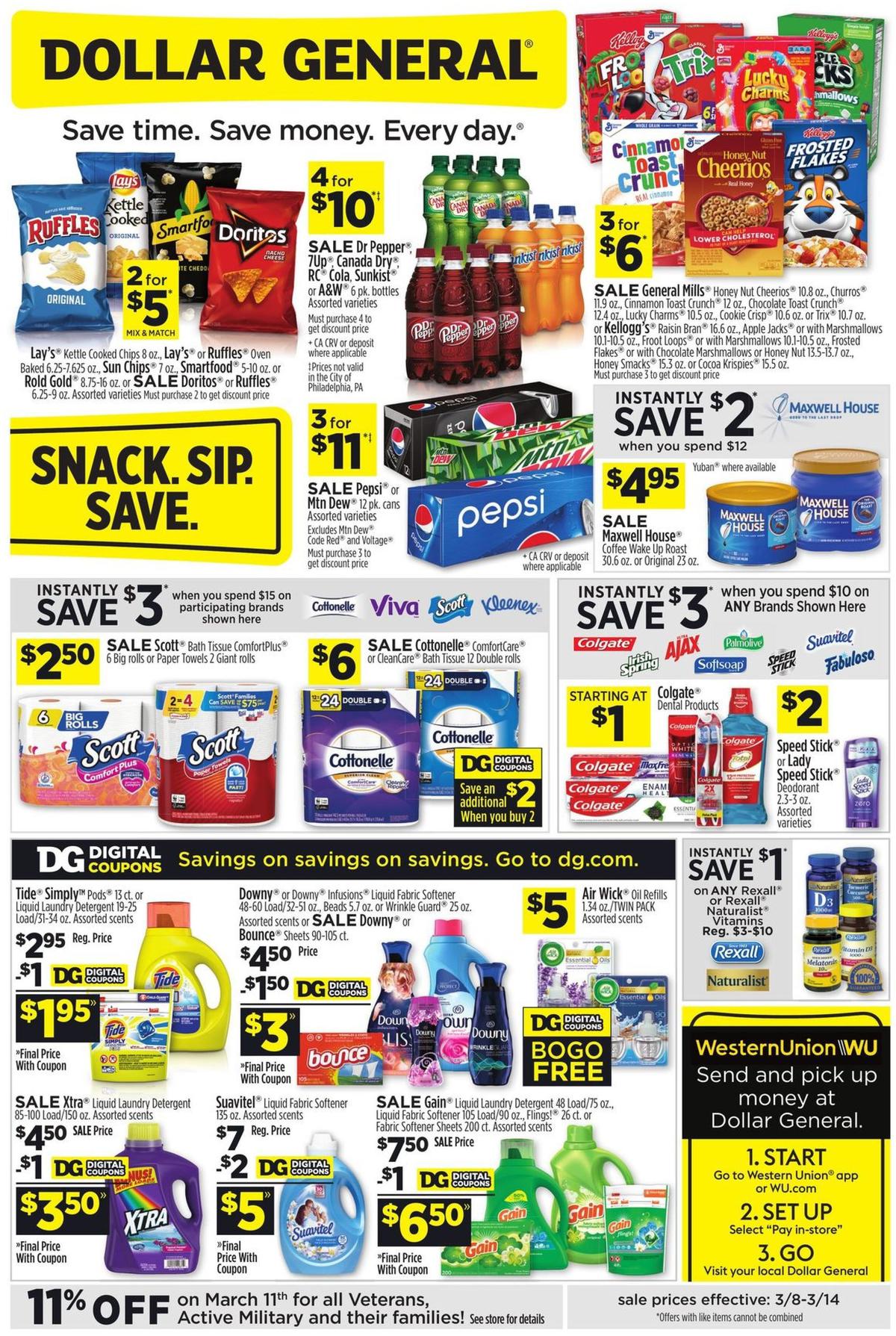 Dollar General Weekly Ad from March 8