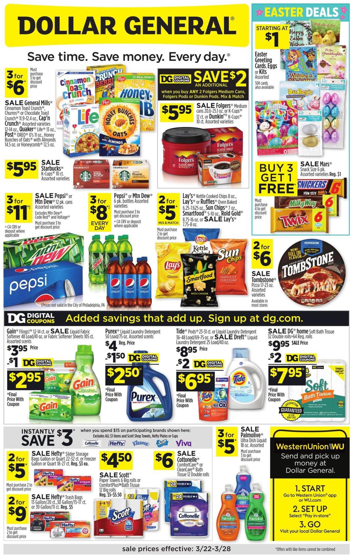 Dollar General Weekly Ad from March 22