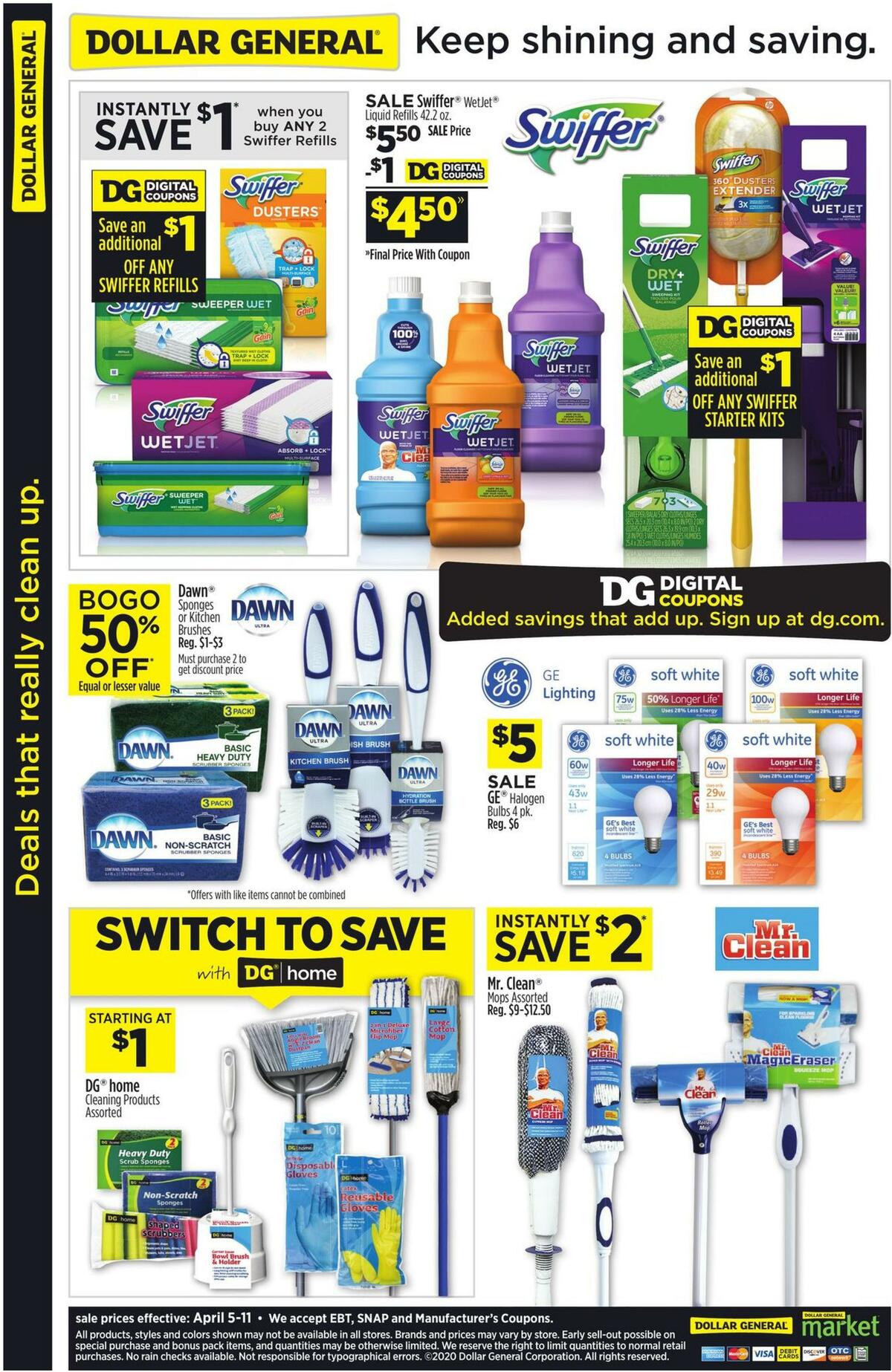 Dollar General Save more on big brands with Dollar General Weekly Ad from April 5