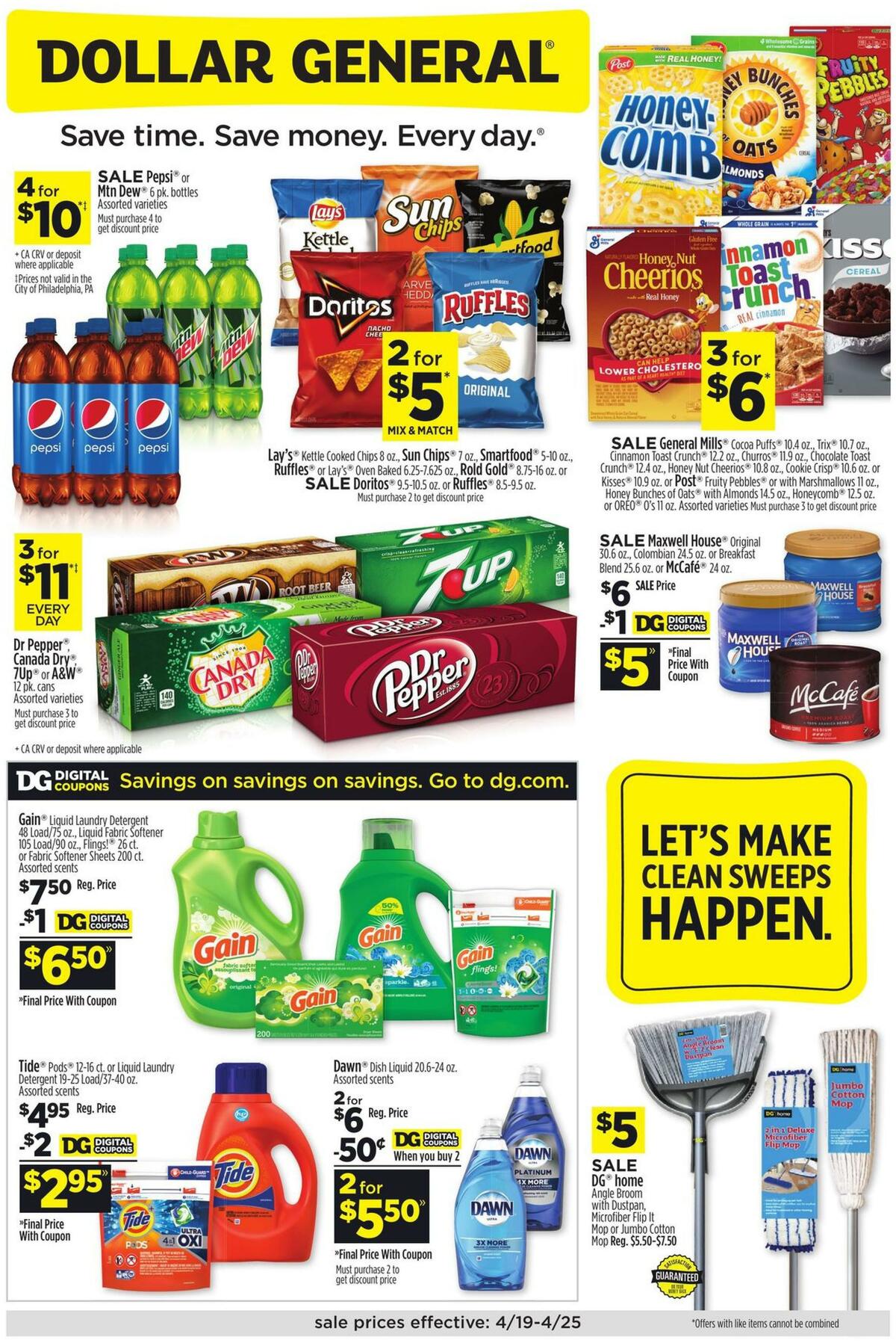 Dollar General Weekly Ad from April 19