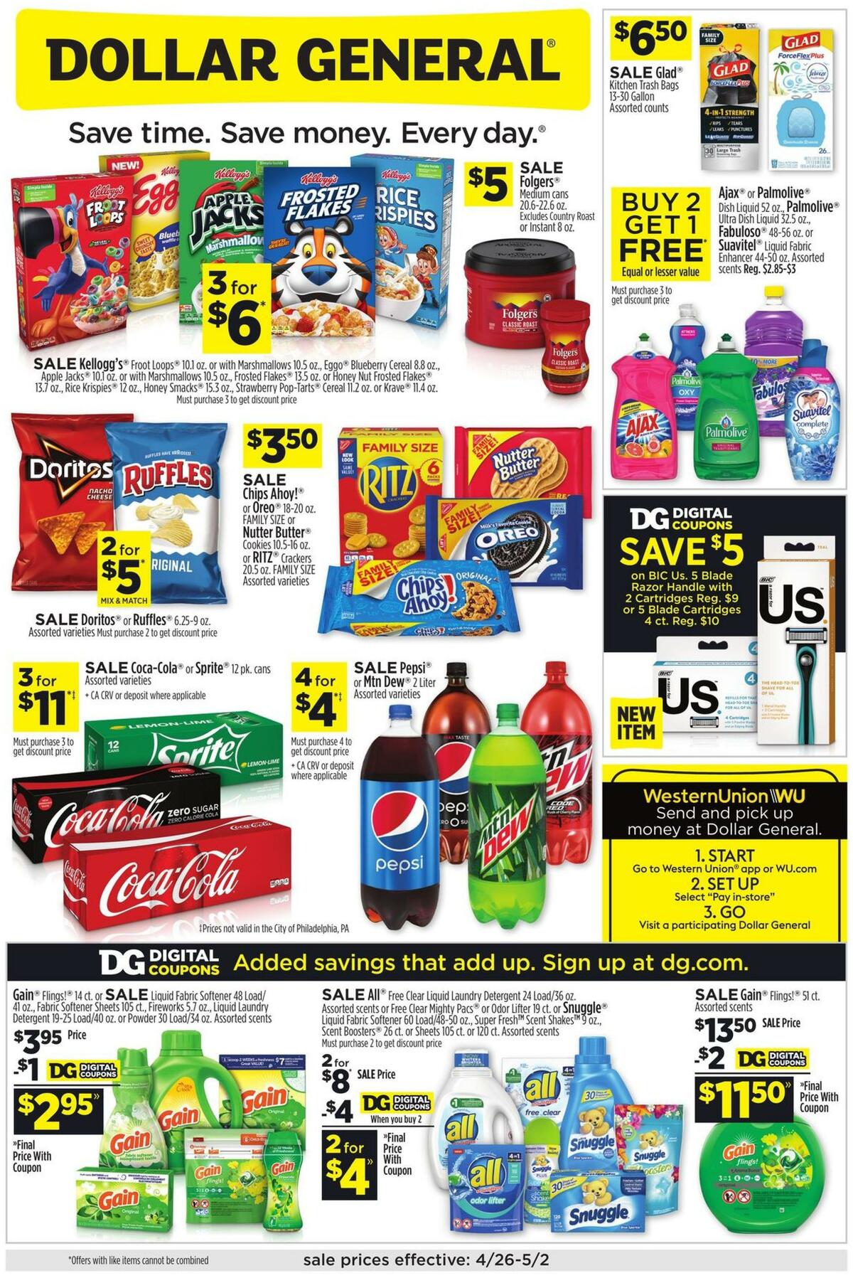 Dollar General Weekly Ad from April 26