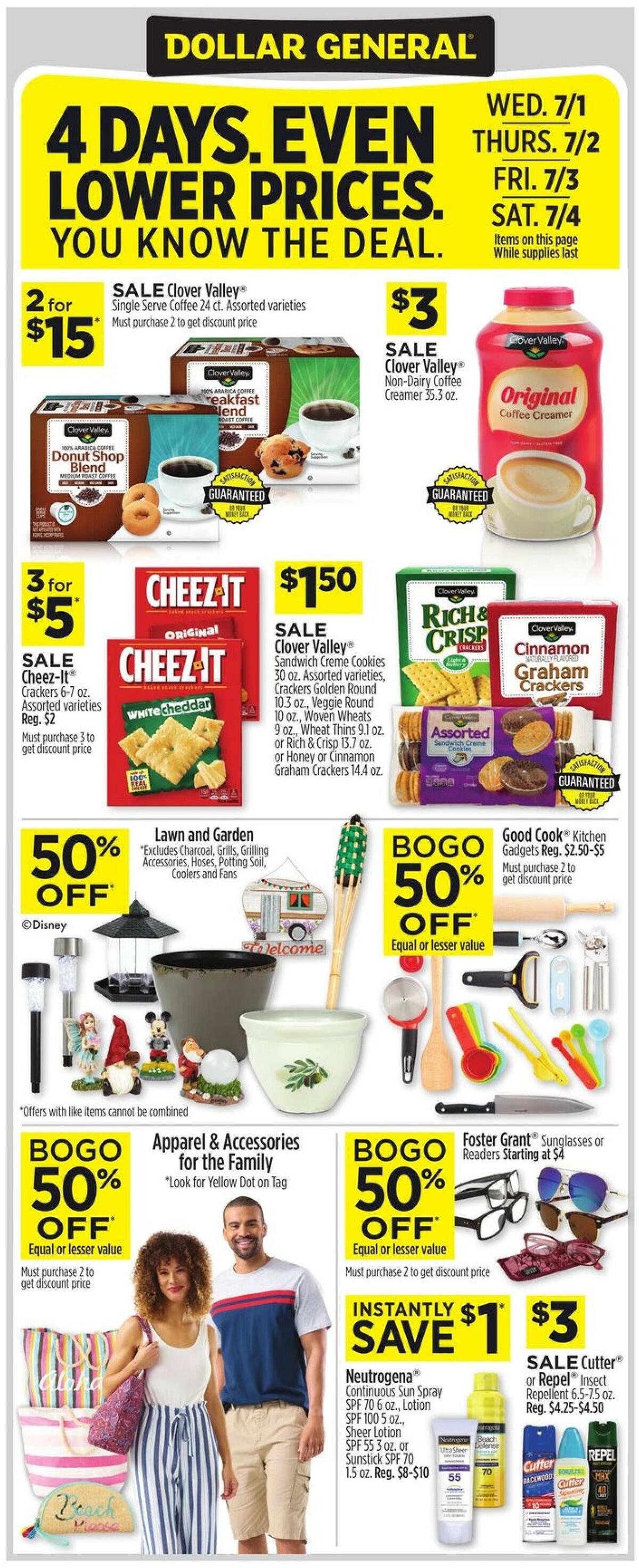 Dollar General Weekly Ad from June 28
