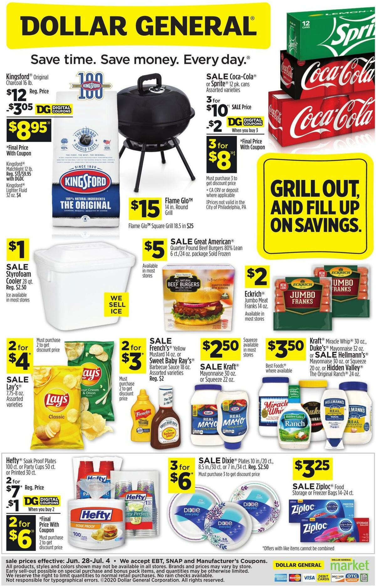 Dollar General Weekly Ad from June 28