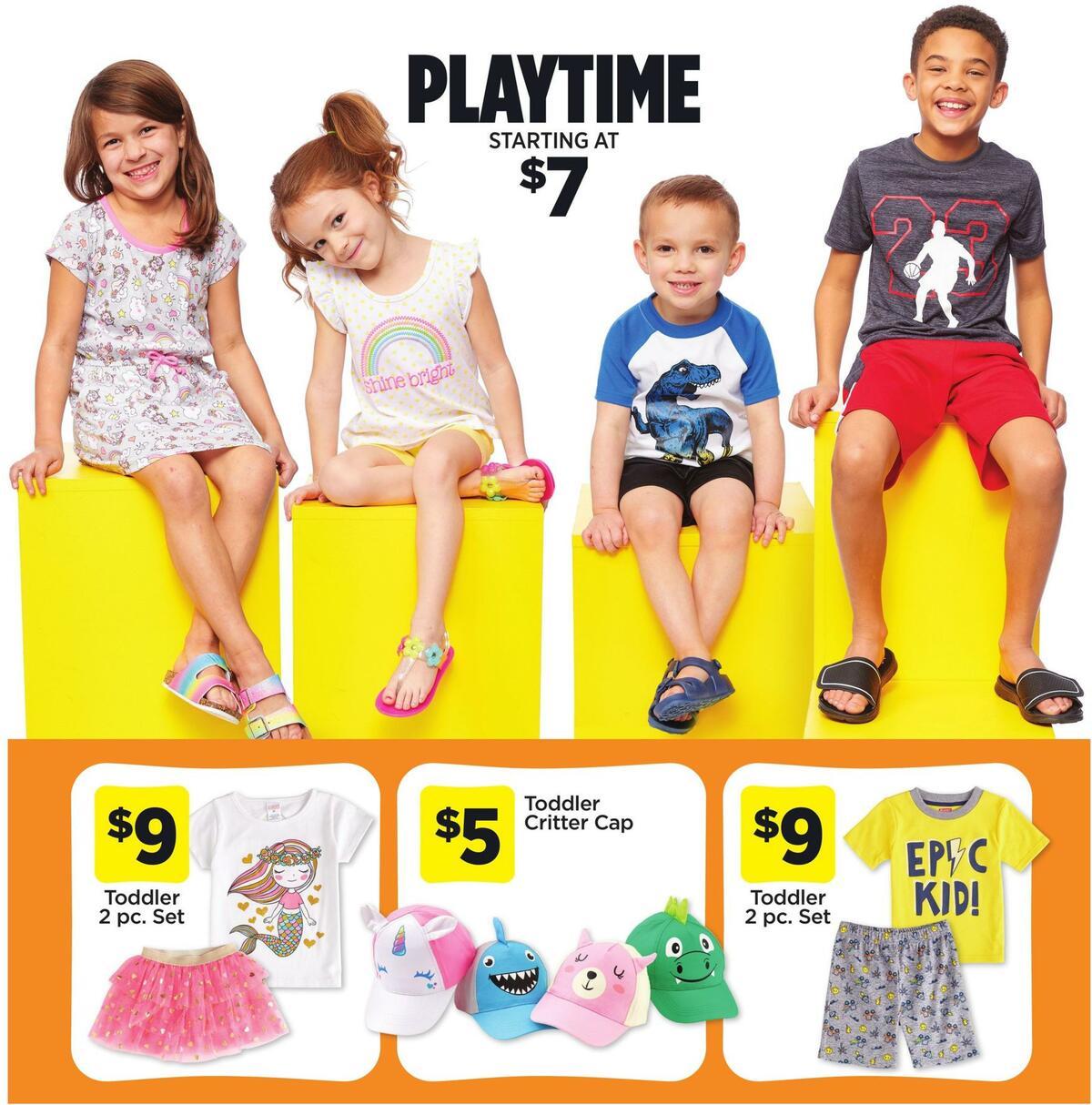 Dollar General Summer Apparel for the Whole Family Weekly Ad from April 23