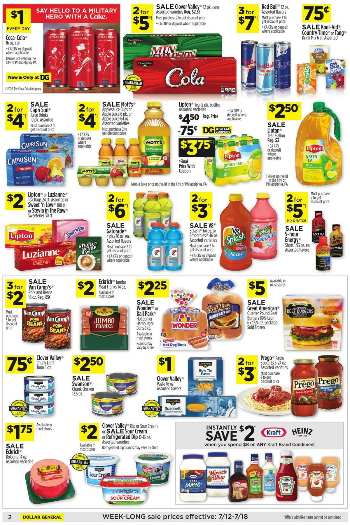 Dollar General Weekly Ad from July 12