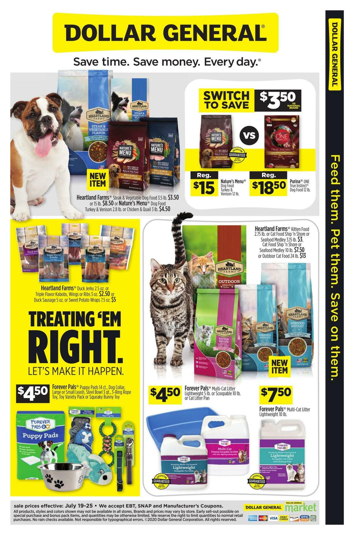 Dollar General Save money on pet supplies Weekly Ad from July 19