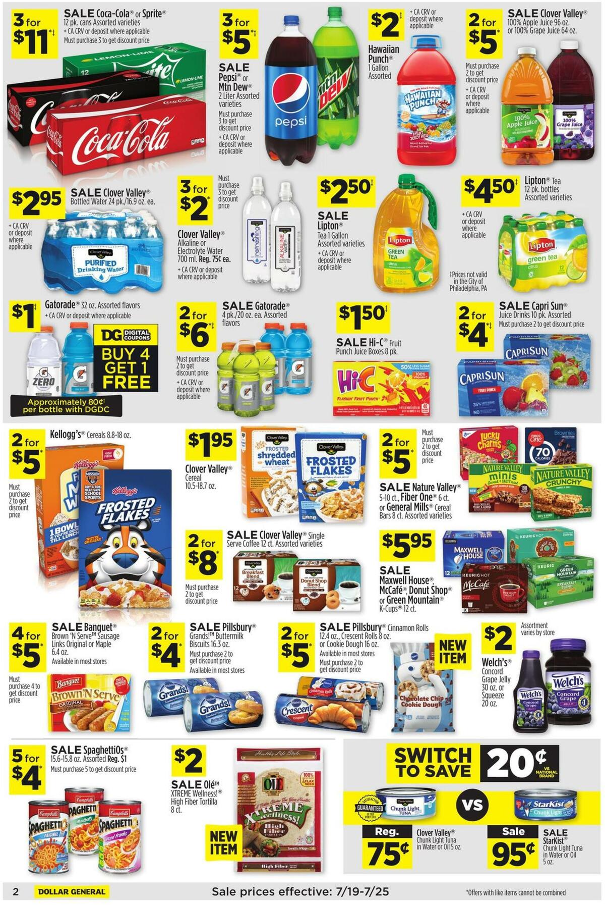 Dollar General Weekly Ad from July 19