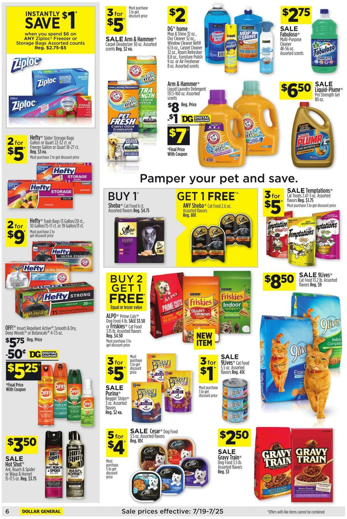 Dollar General Weekly Ad from July 19