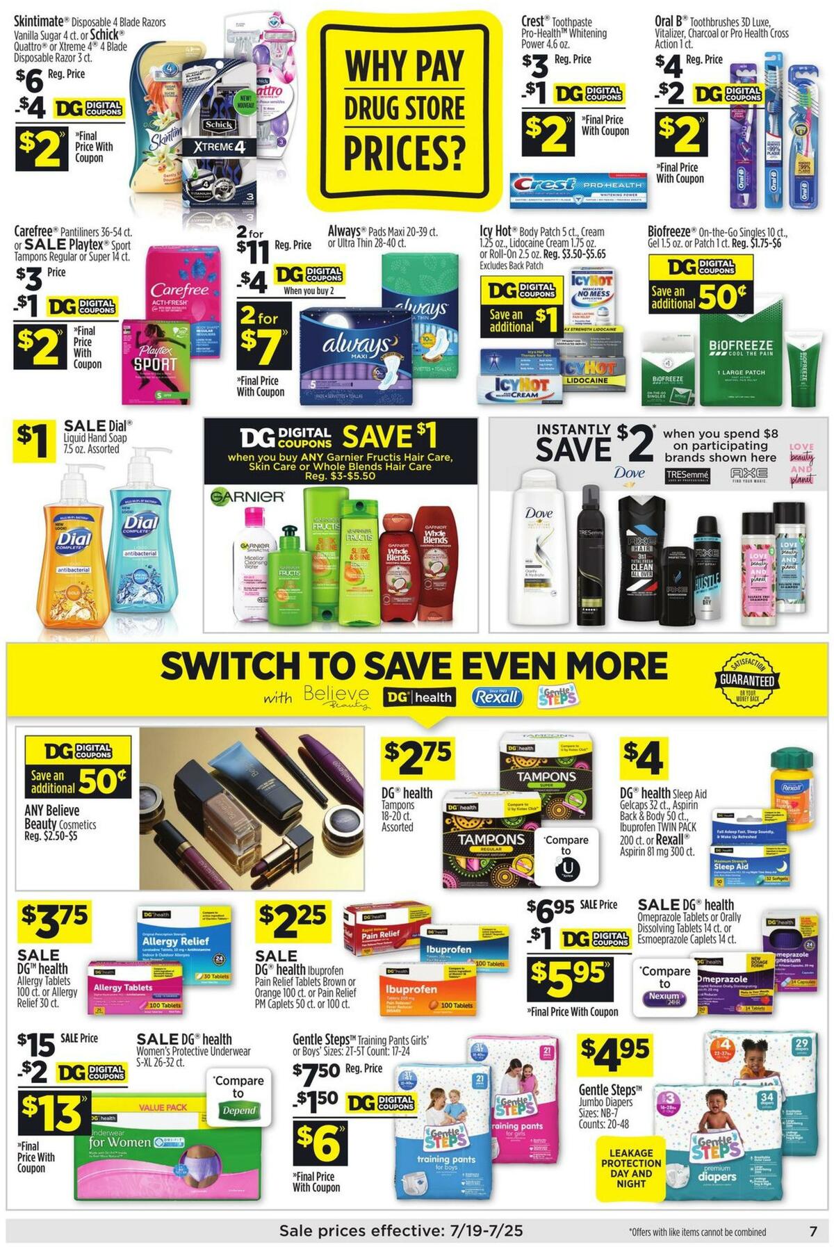 Dollar General Weekly Ad from July 19