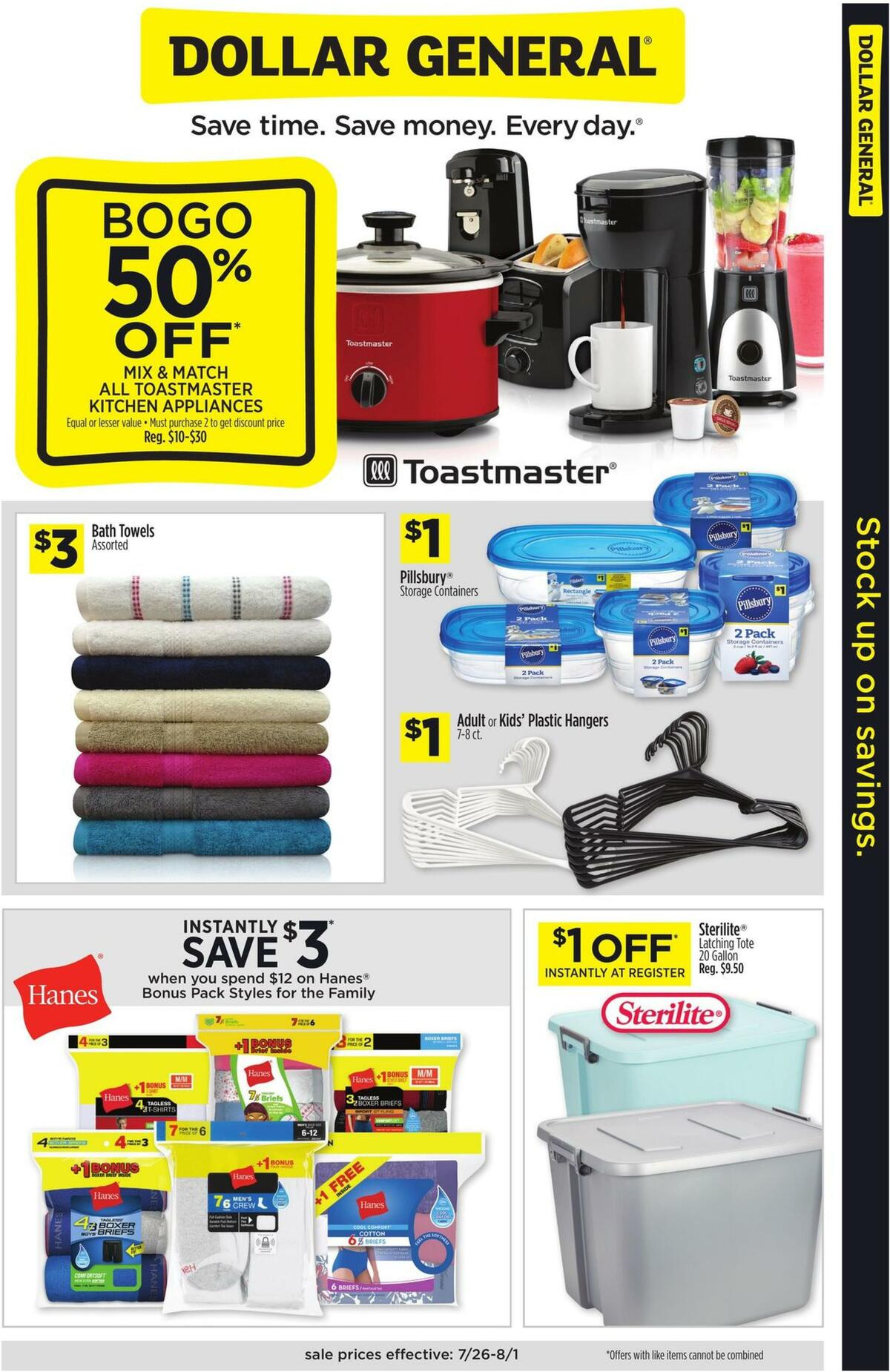 Dollar General Weekly Ad from July 26