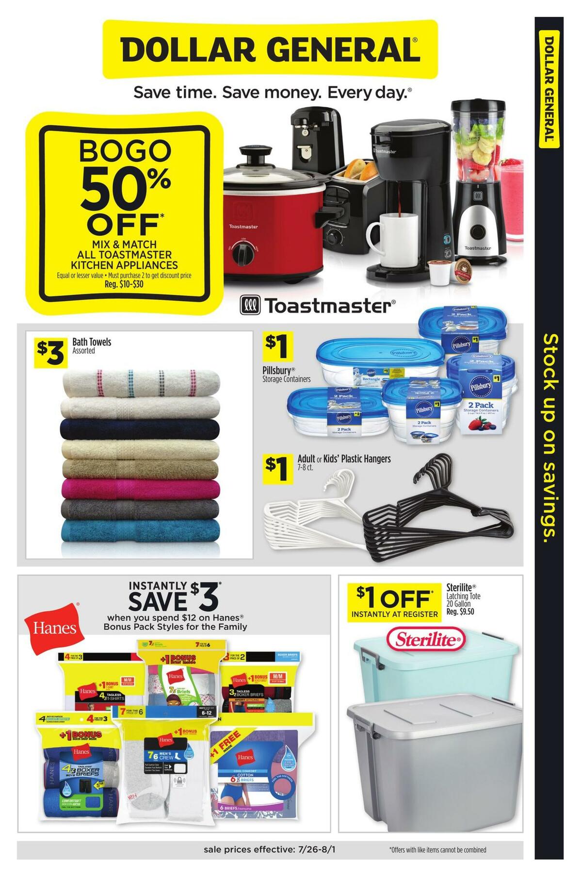 Dollar General Deals for the whole house Weekly Ad from July 26