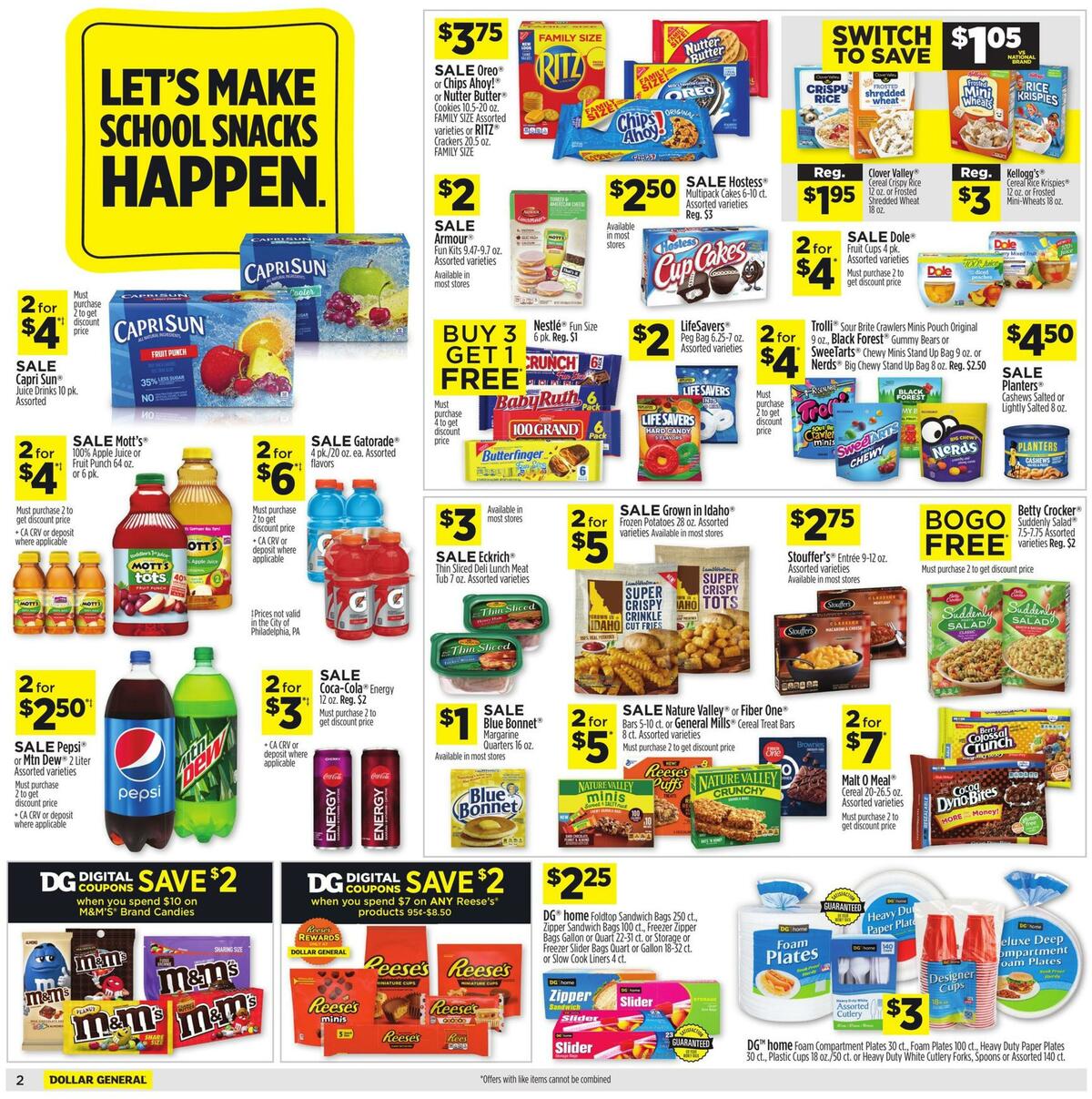 Dollar General Weekly Ad from August 9