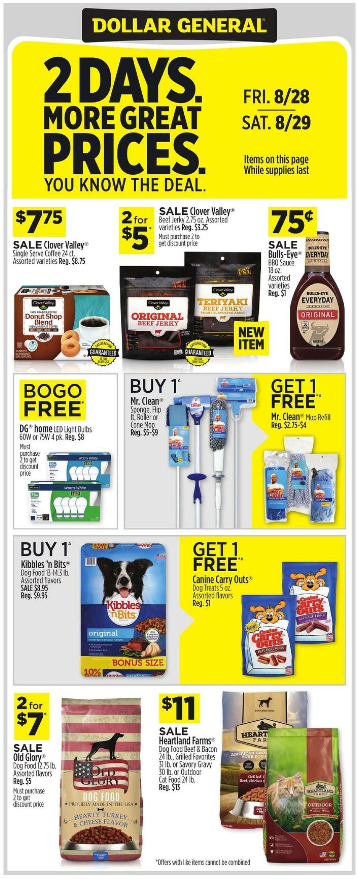 Dollar General Weekly Ad from August 23
