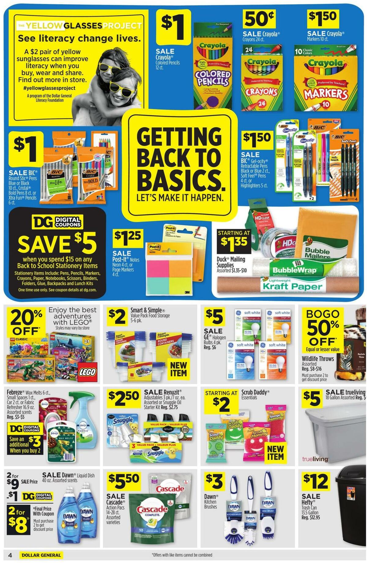 Dollar General Weekly Ad from August 30