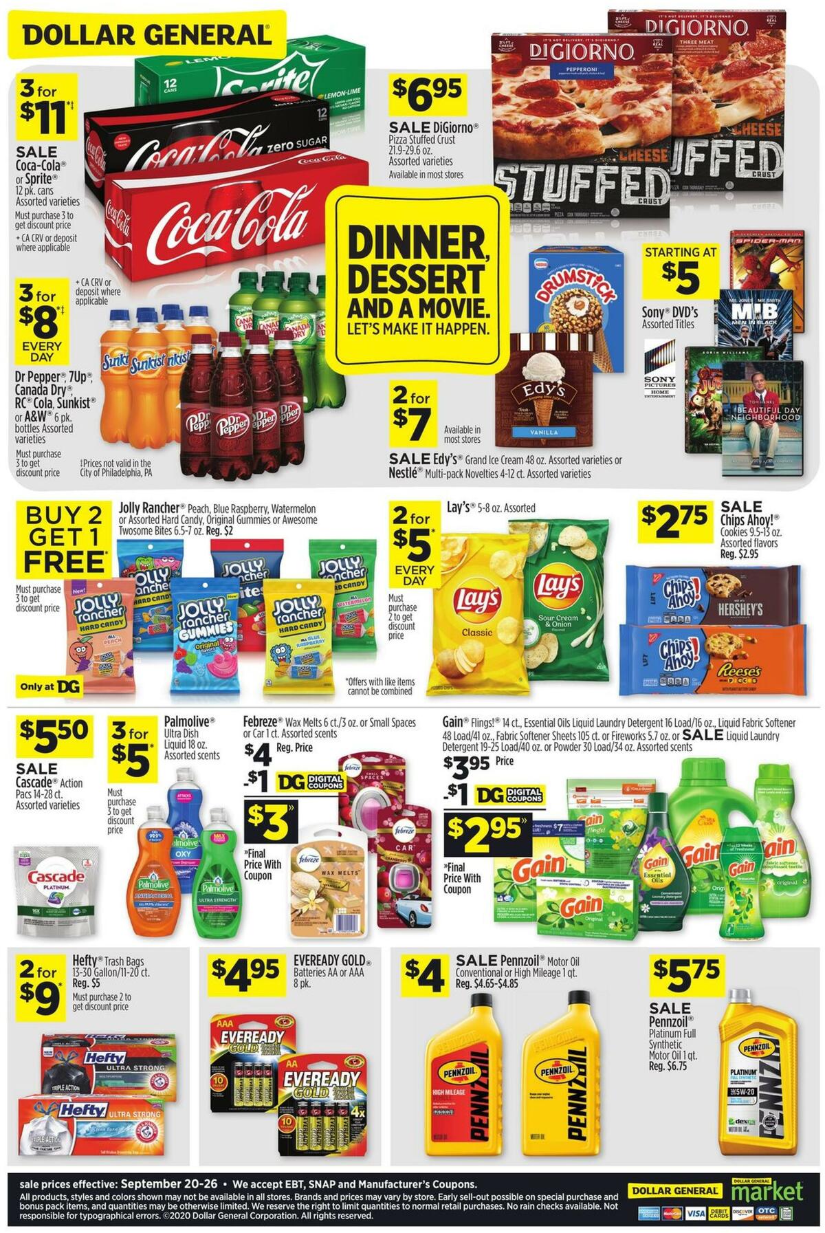 Dollar General Weekly Ad from September 20