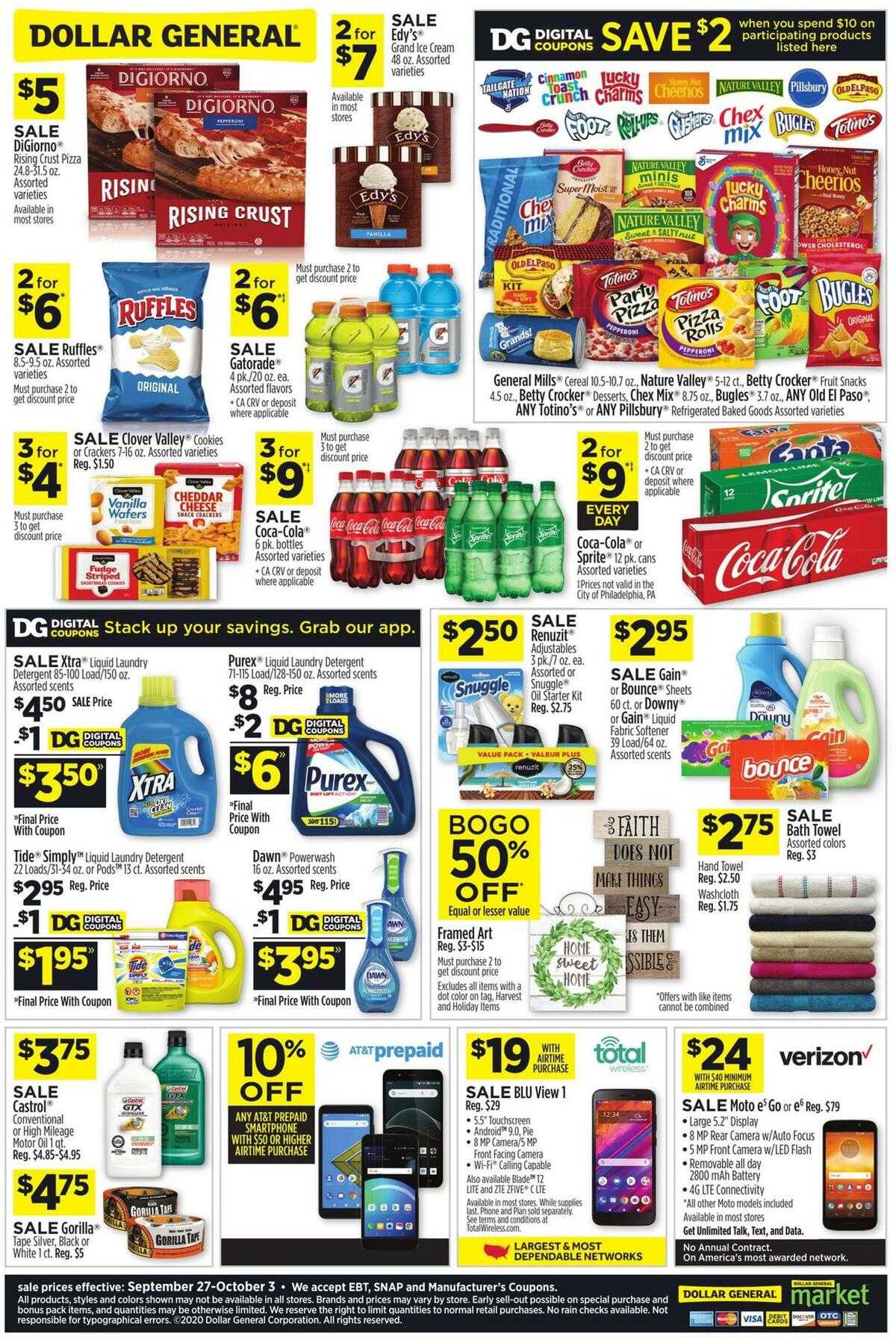 Dollar General Weekly Ad from September 27