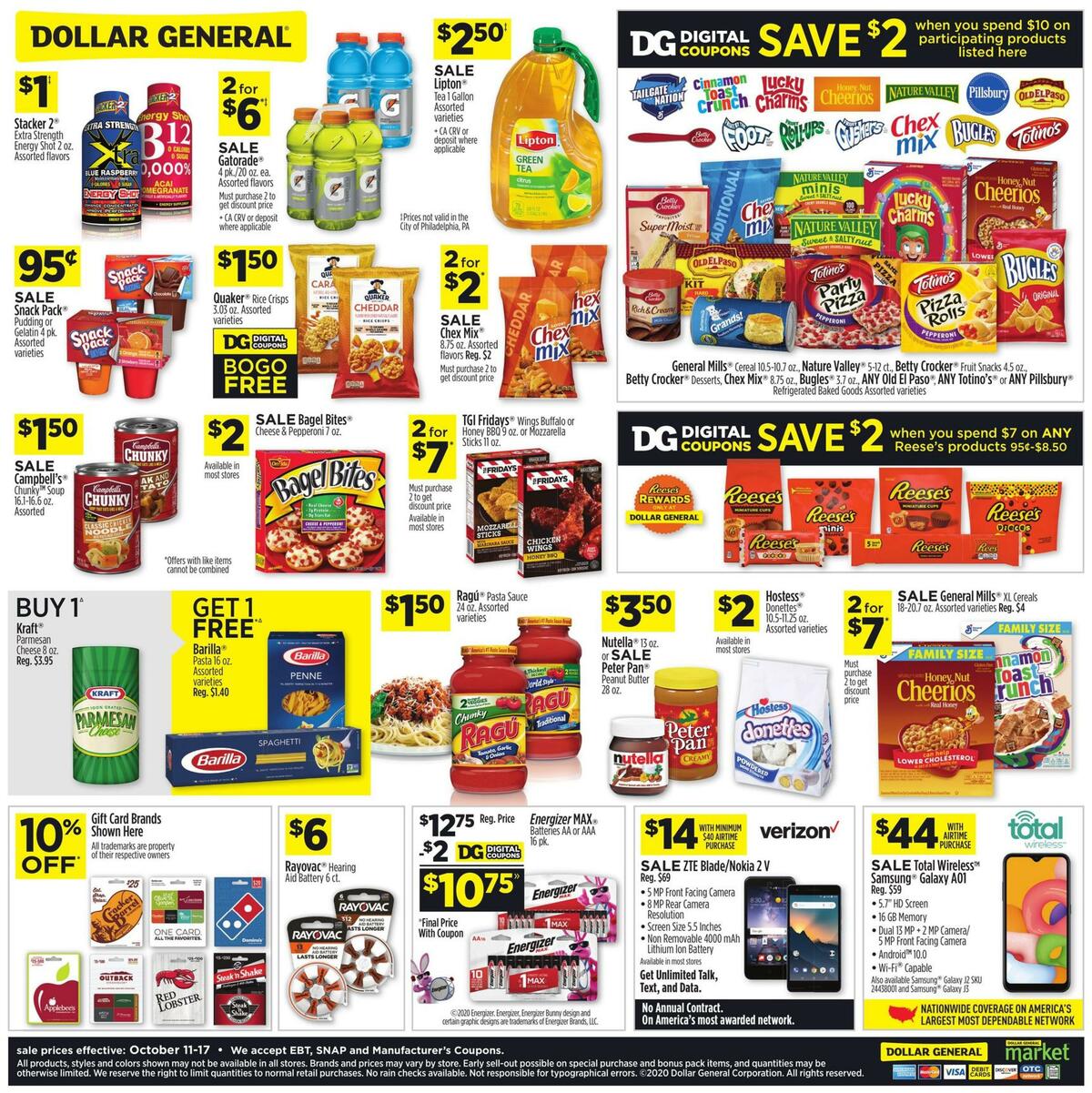 Dollar General Weekly Ad from October 11
