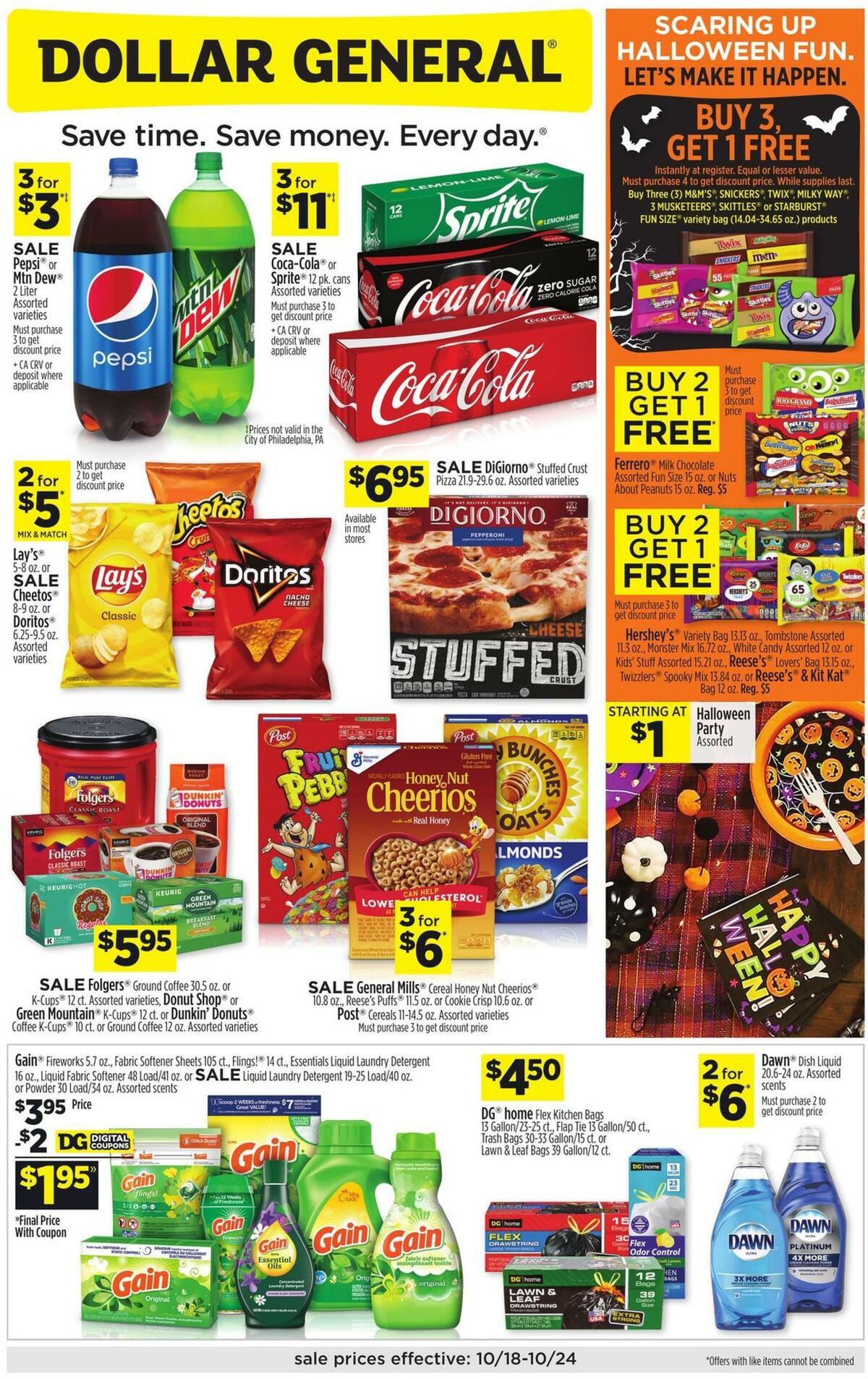 Dollar General Weekly Ad from October 18