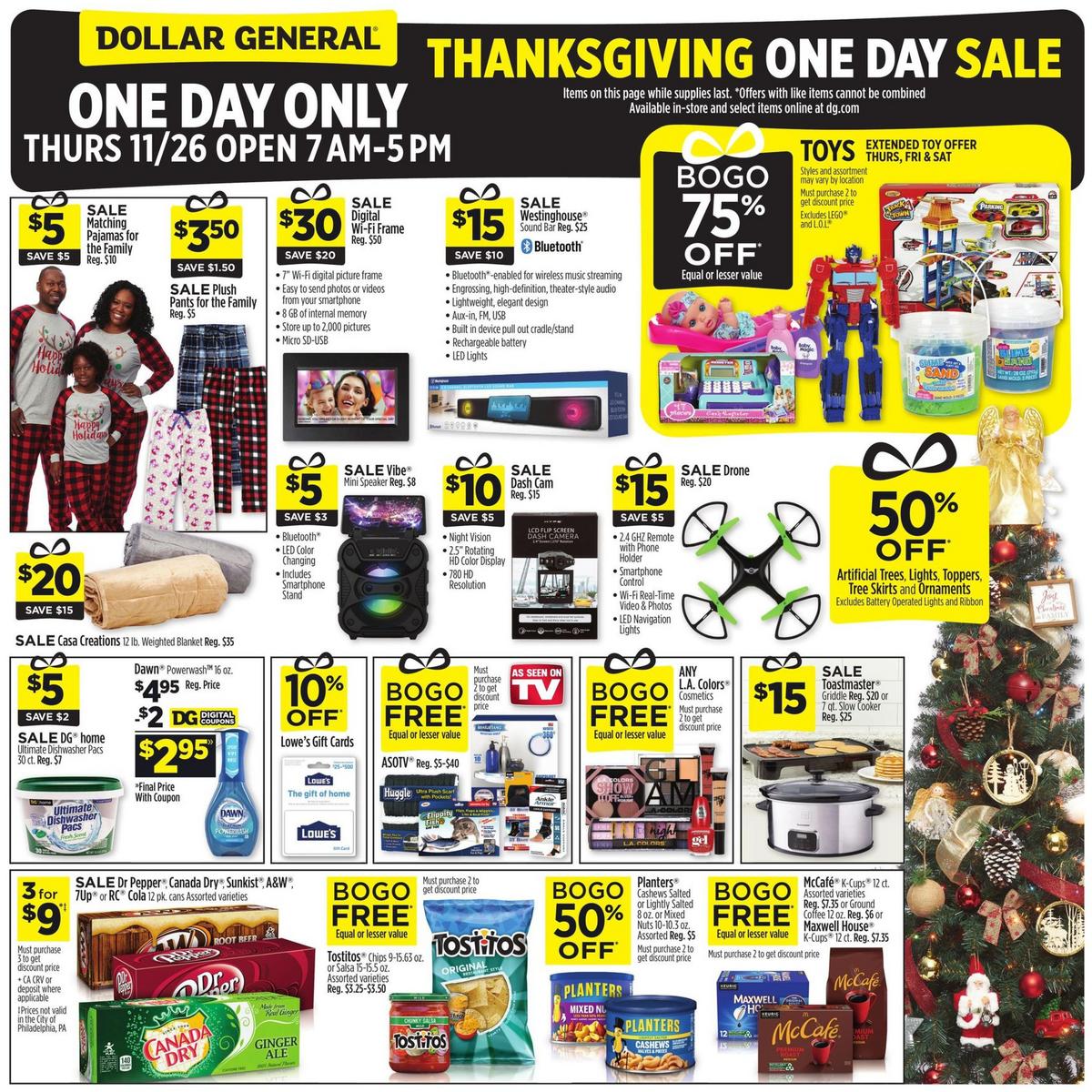 Dollar General Save Big with 3 Day Deals! Weekly Ad from November 26
