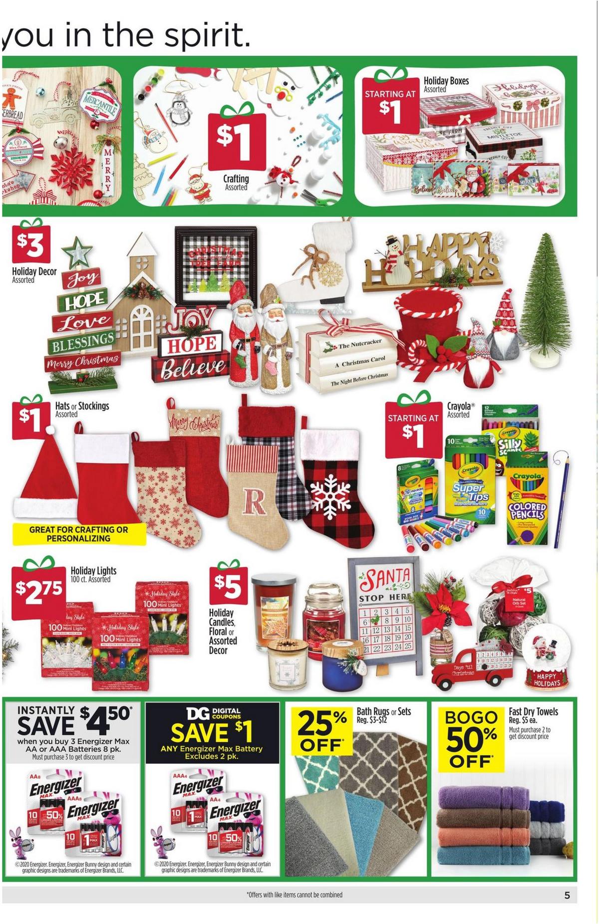 Dollar General Weekly Ad from December 6