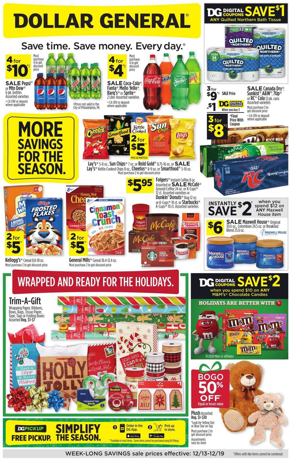 Dollar General Weekly Ad from December 13