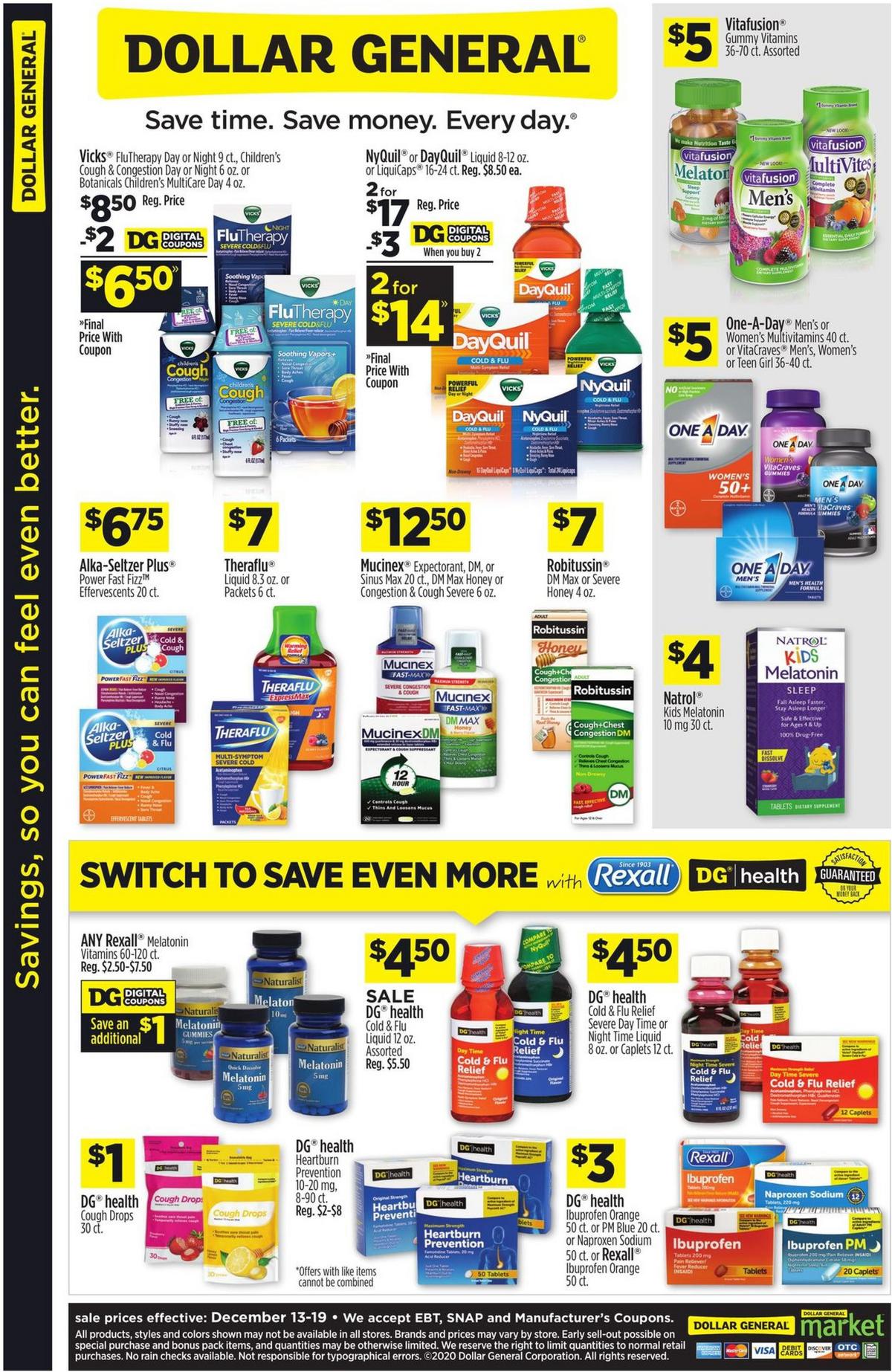 Dollar General Weekly Ad from December 13