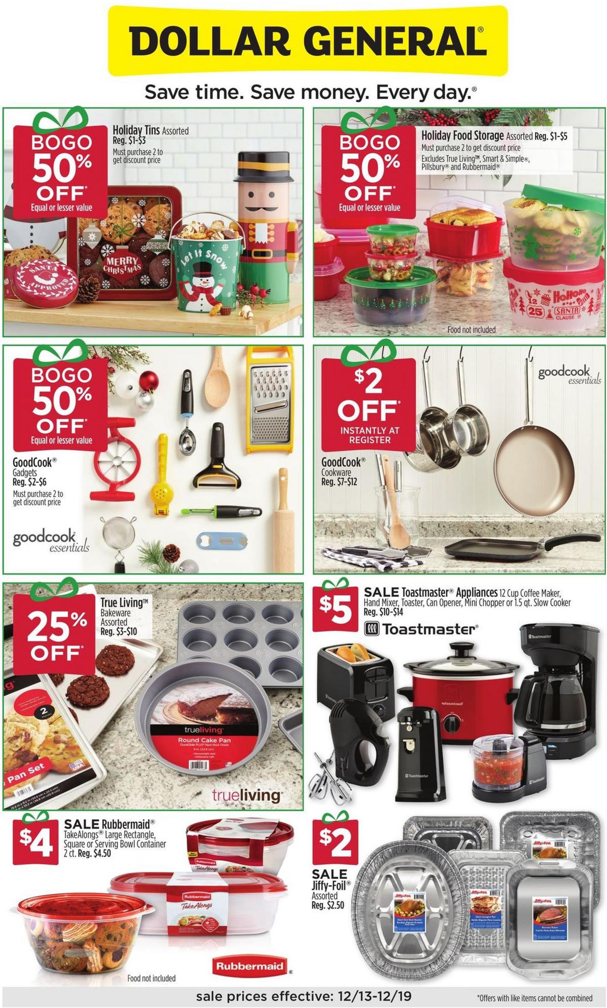 Dollar General Last minute deals on all things holiday Weekly Ad from December 13