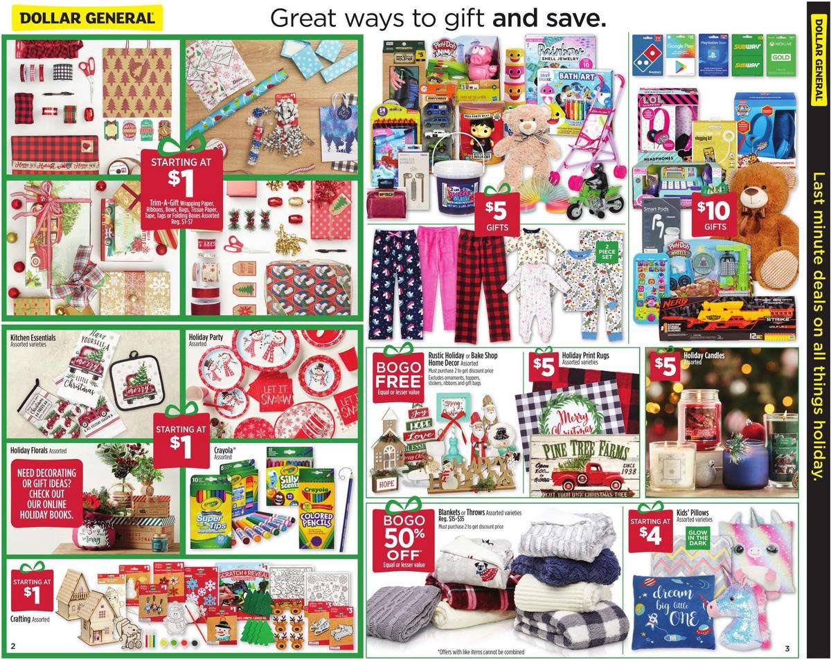 Dollar General Last minute deals on all things holiday Weekly Ad from December 13