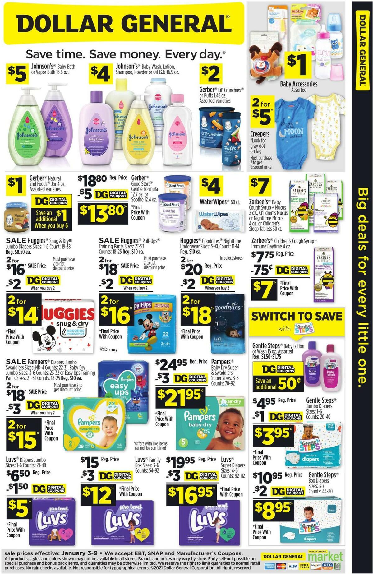 Dollar General Weekly Ad from January 3