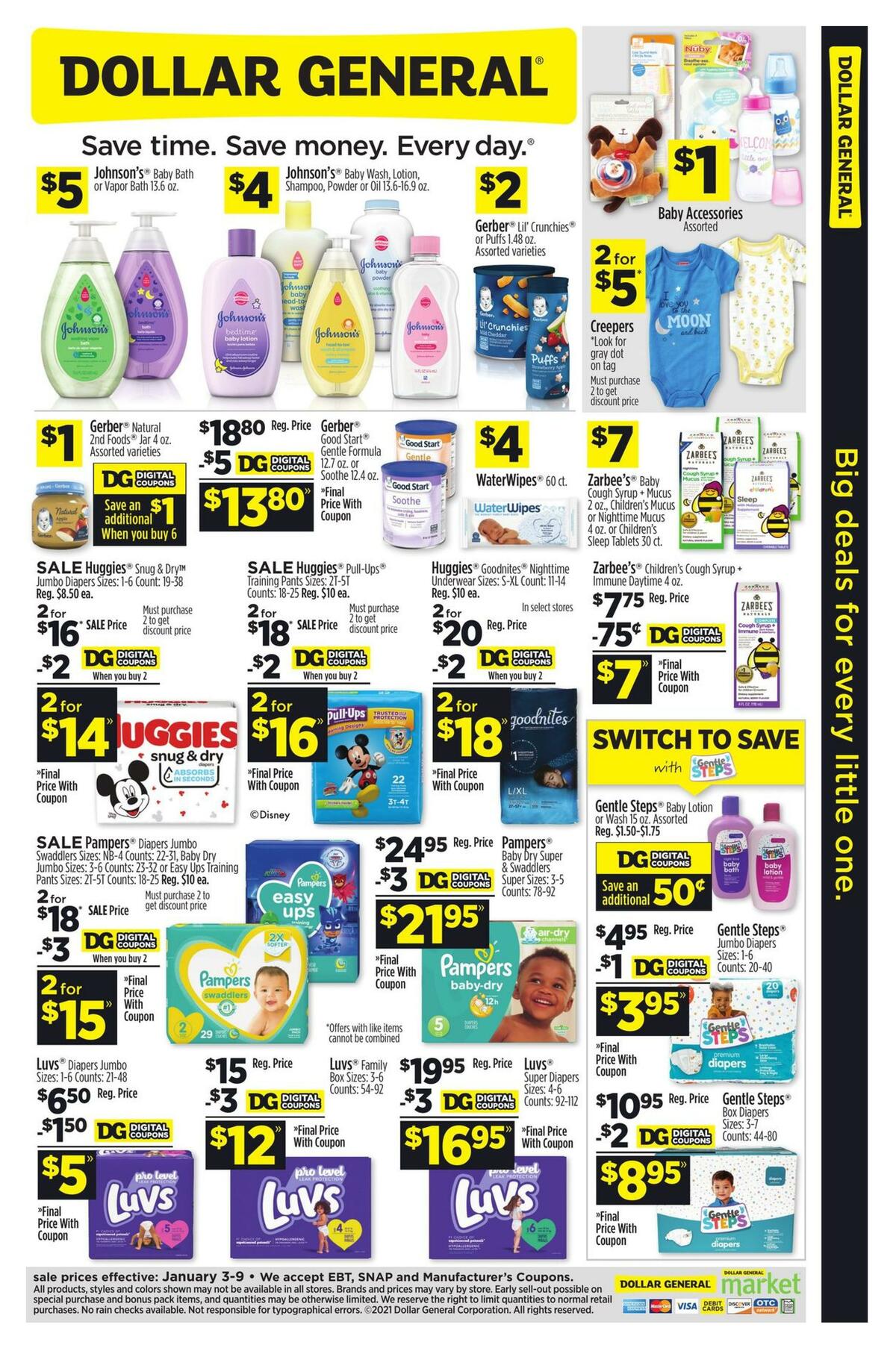 Dollar General Big deals for every little one. Weekly Ad from January 3