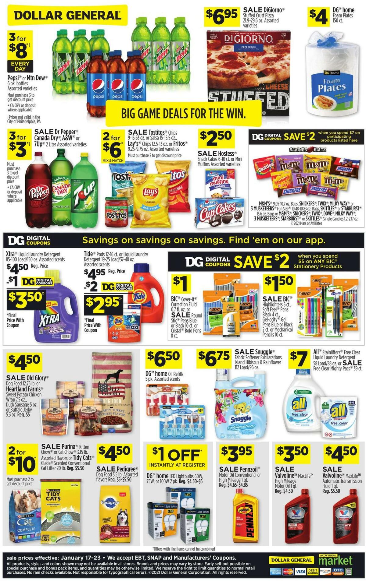 Dollar General Weekly Ad from January 17