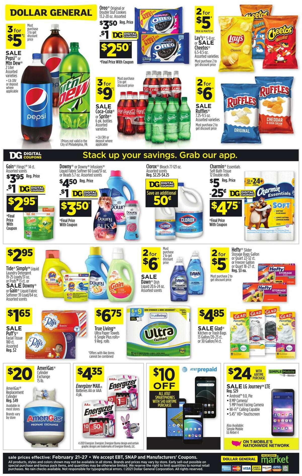 Dollar General Weekly Ad from February 21