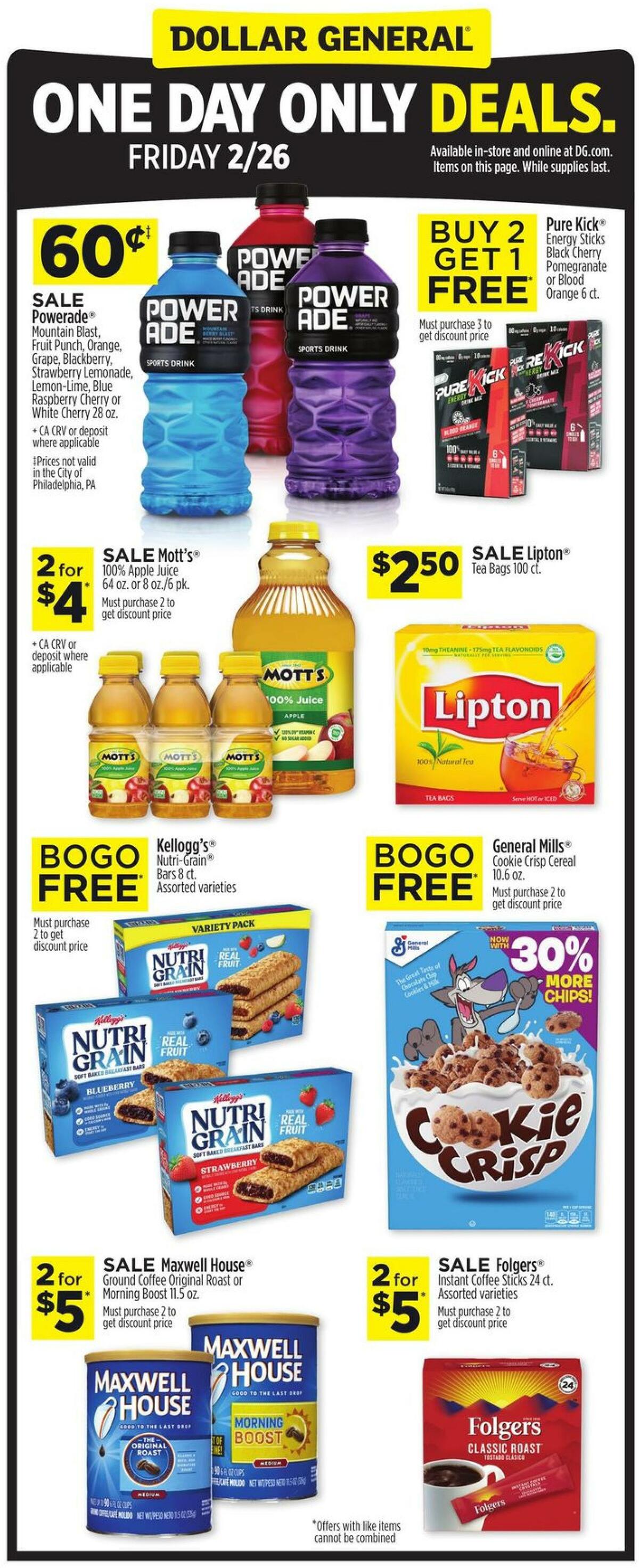 Dollar General Weekly Ad from February 21