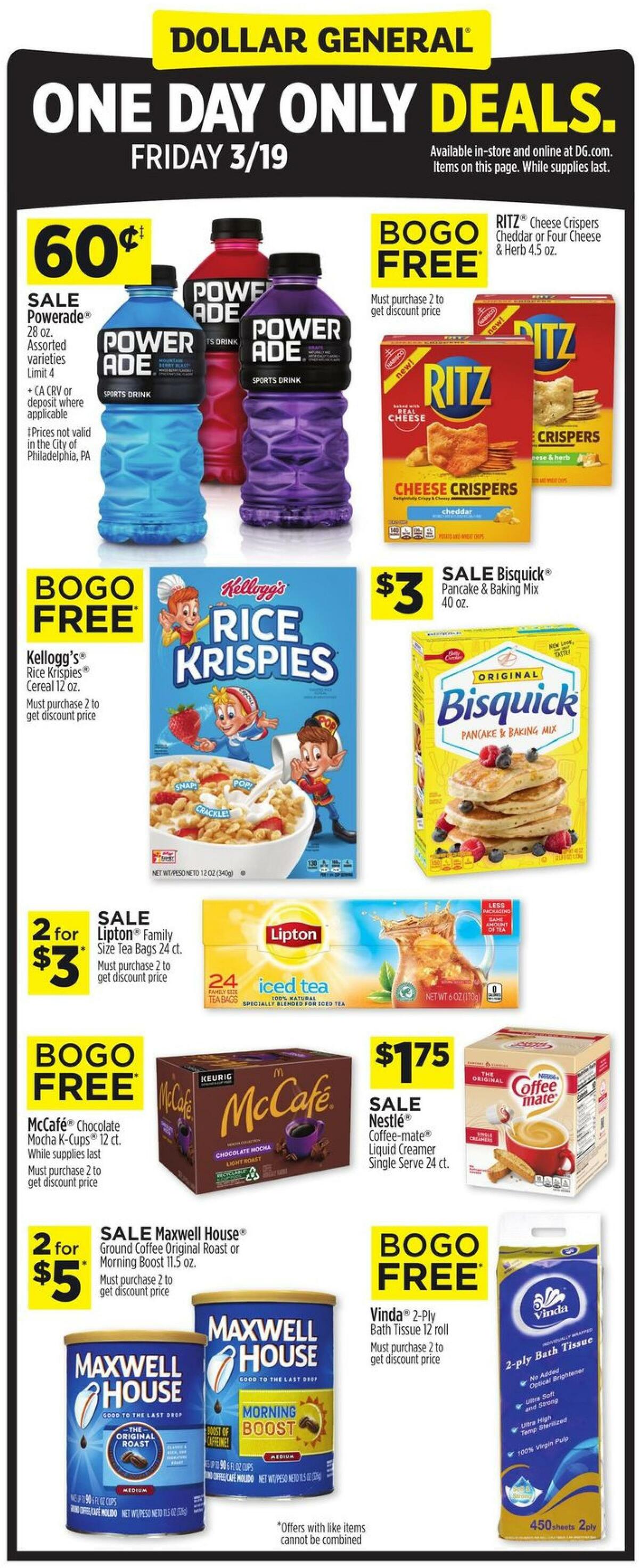 Dollar General Weekly Ad from March 14