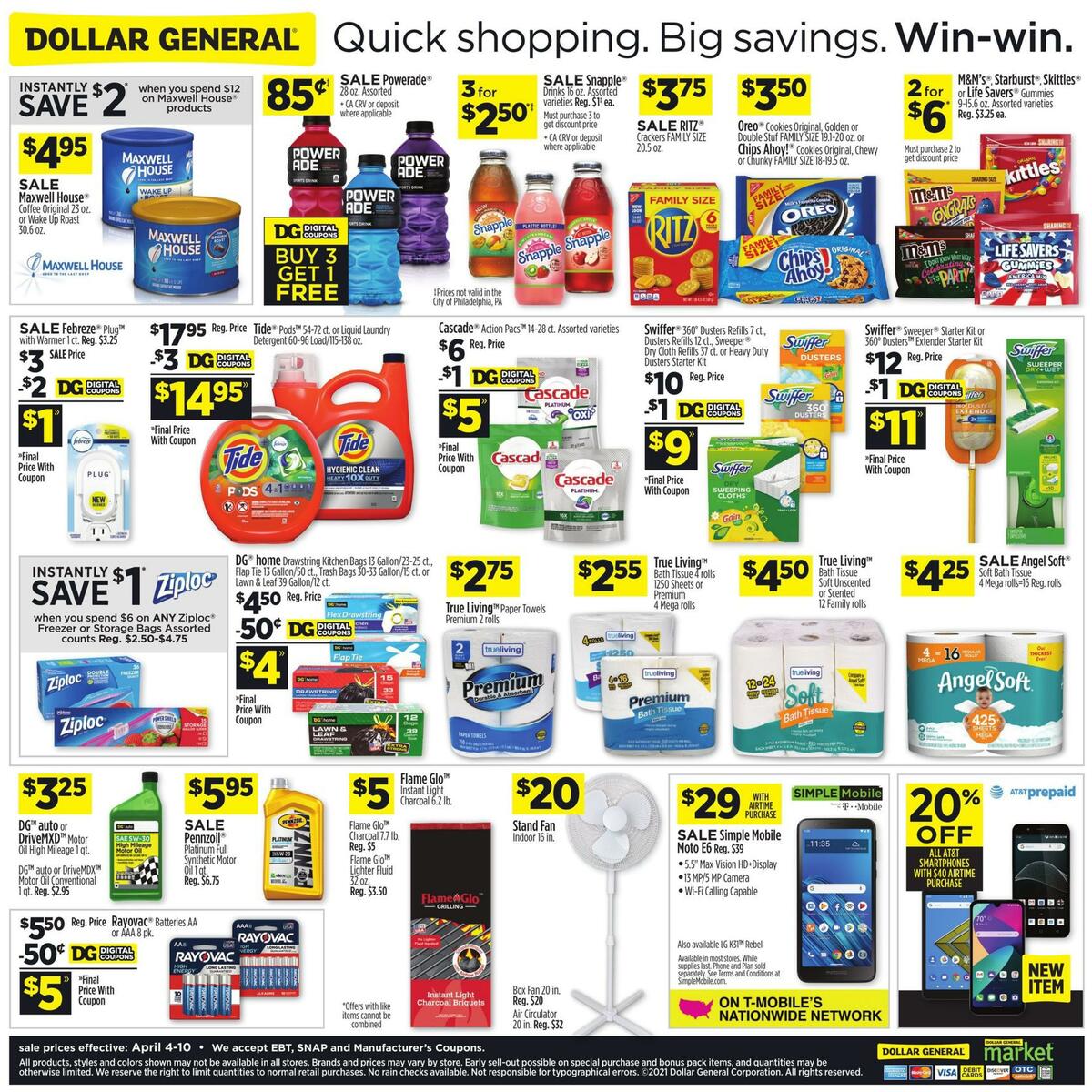 Dollar General Weekly Ad from April 4