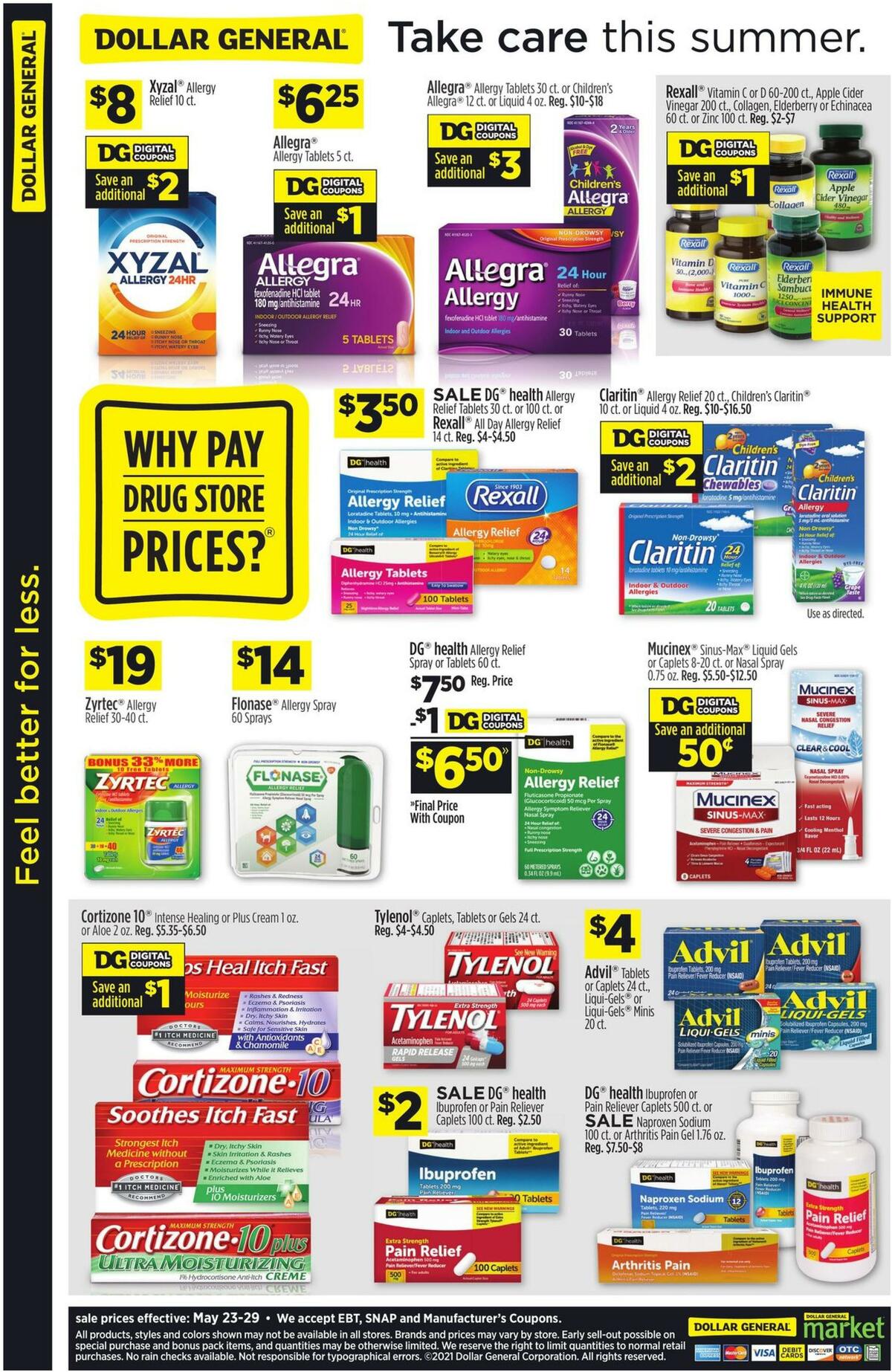 Dollar General Clean Up On Memorial Day Savings Weekly Ad from May 23