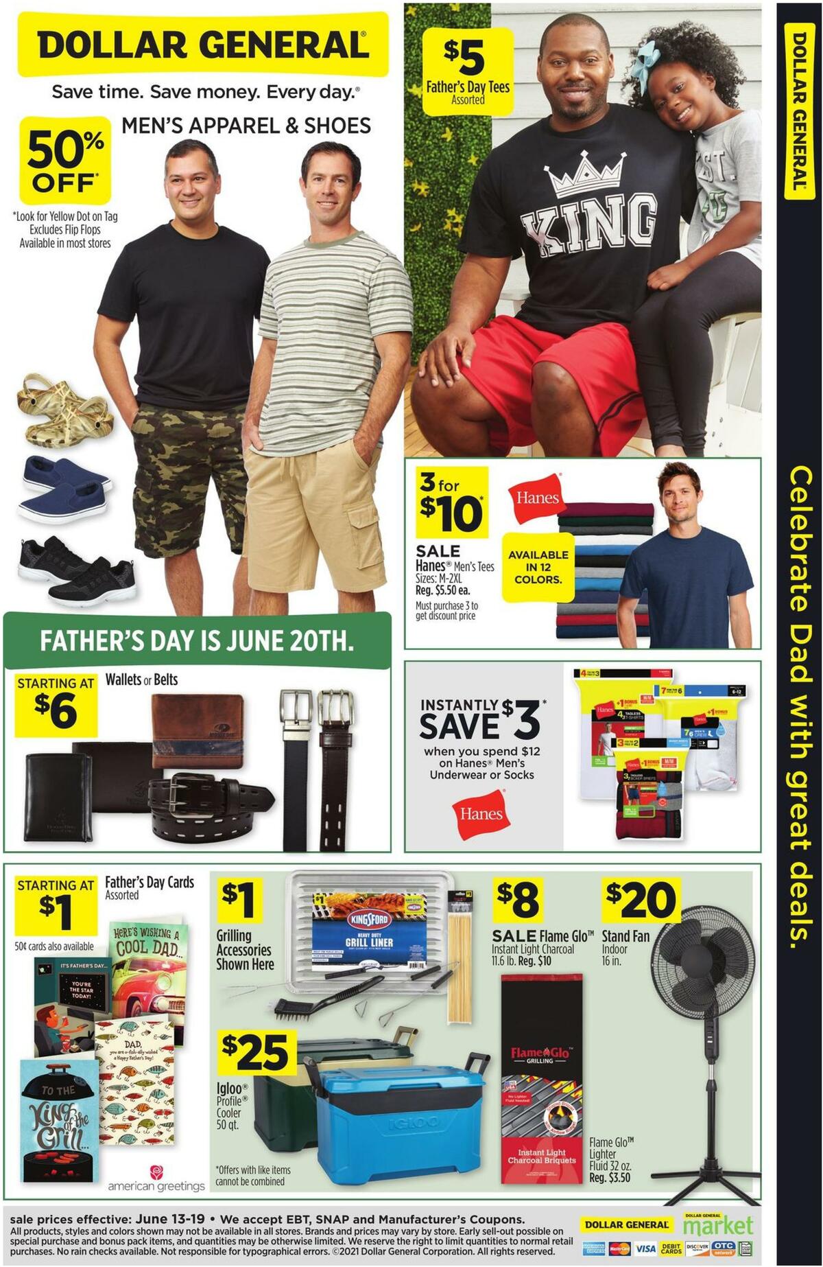 Dollar General Celebrate Dad With Great Deals Weekly Ad from June 13
