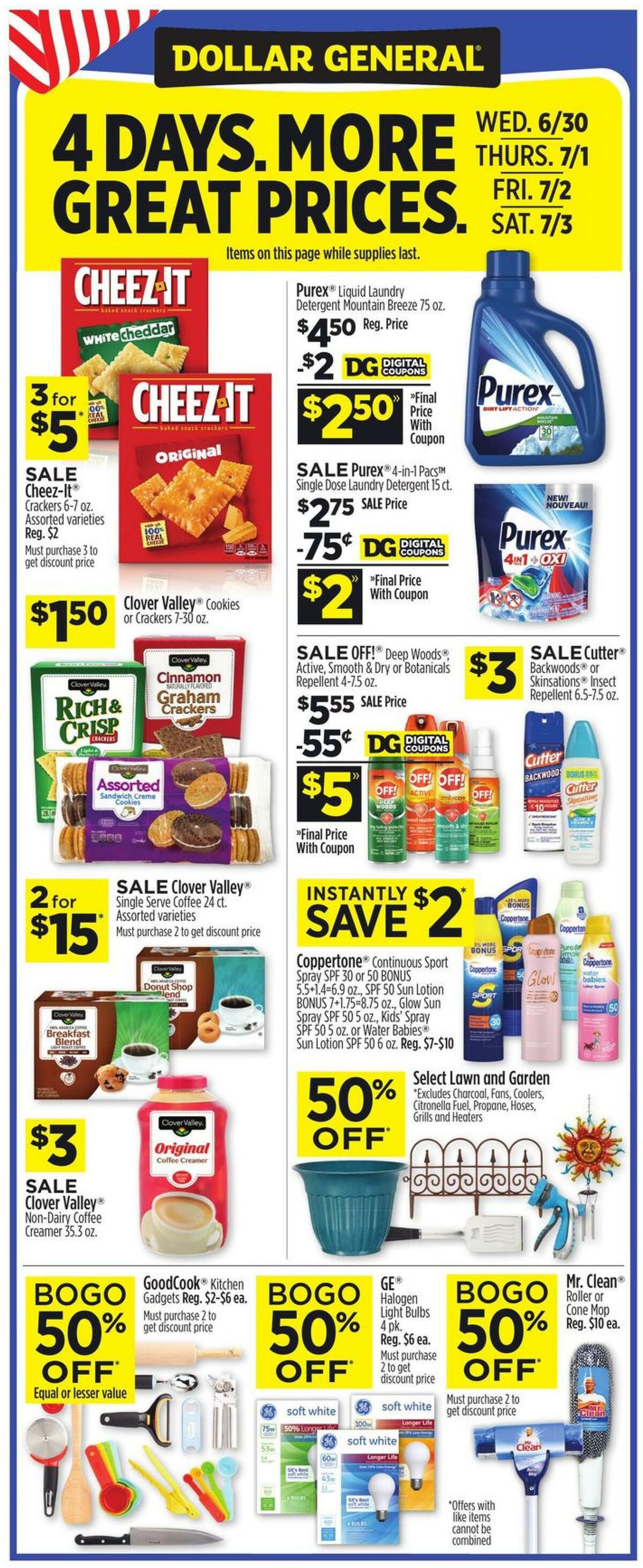 Dollar General Weekly Ad from June 27