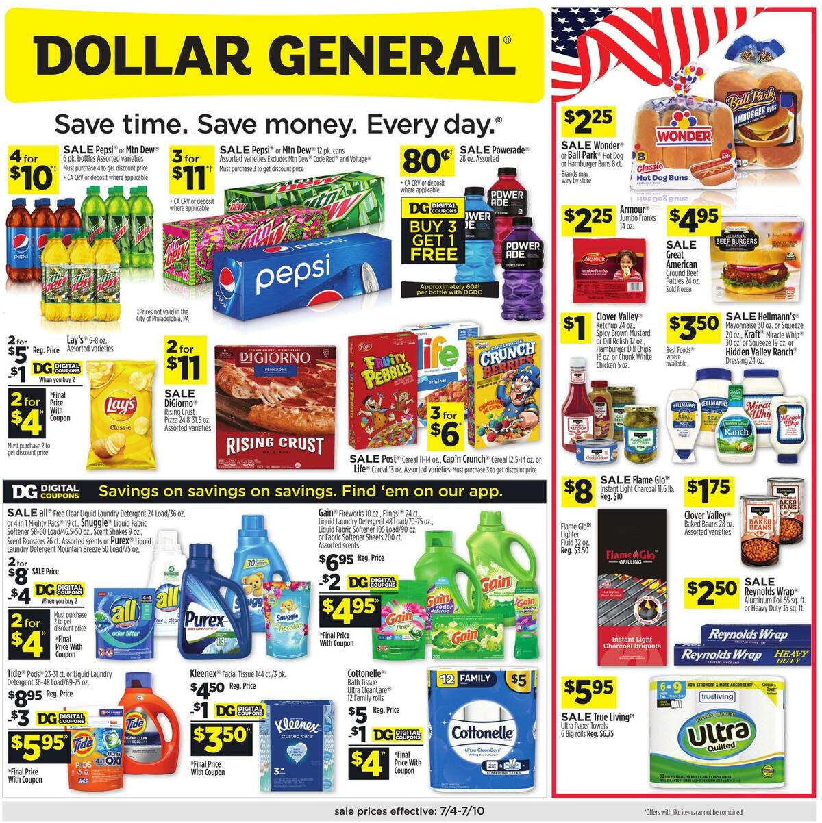Dollar General Weekly Ad from July 4