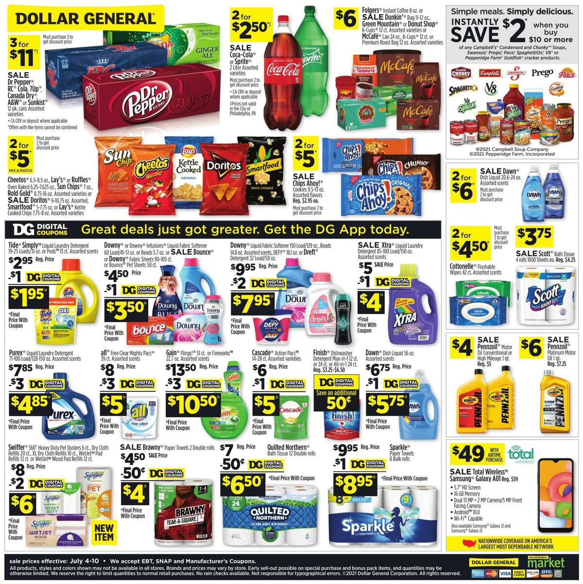 Dollar General Weekly Ad from July 4