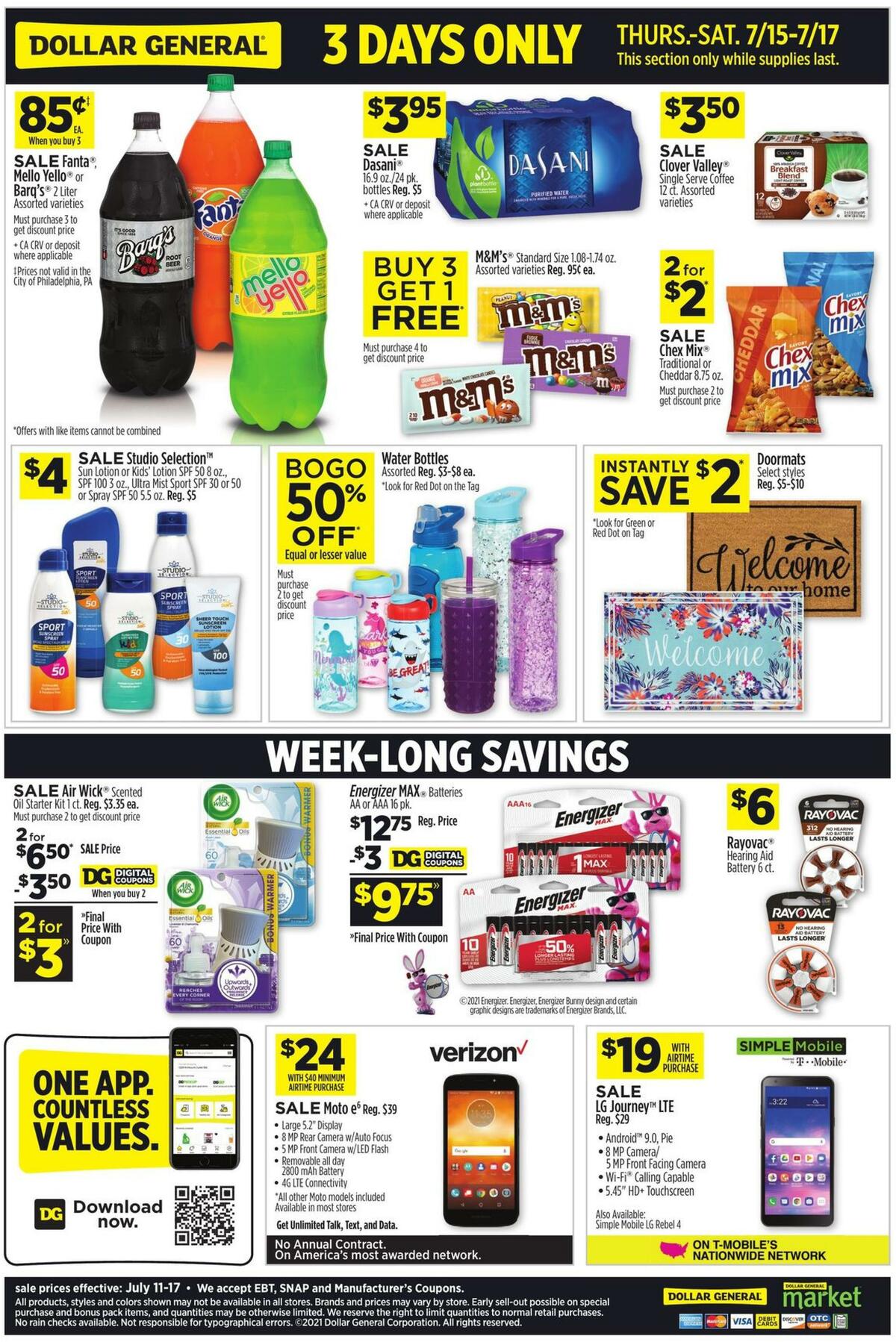 Dollar General Weekly Ad from July 11
